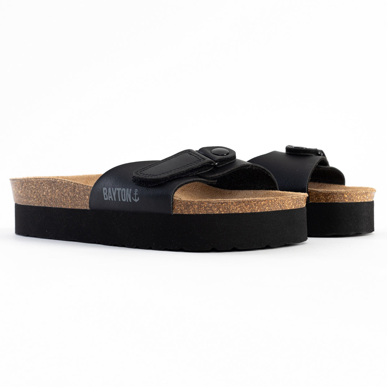 Sandalias Calypso Plataforma Negro