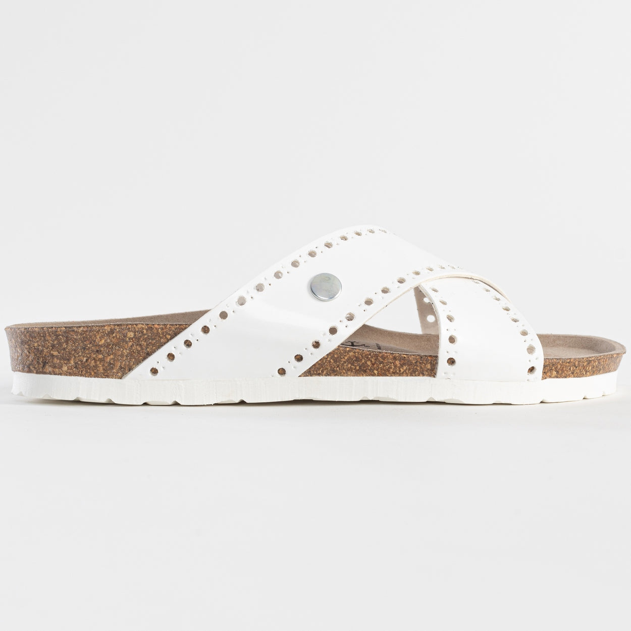 Sandalias Elche 2 Tiras Blanco