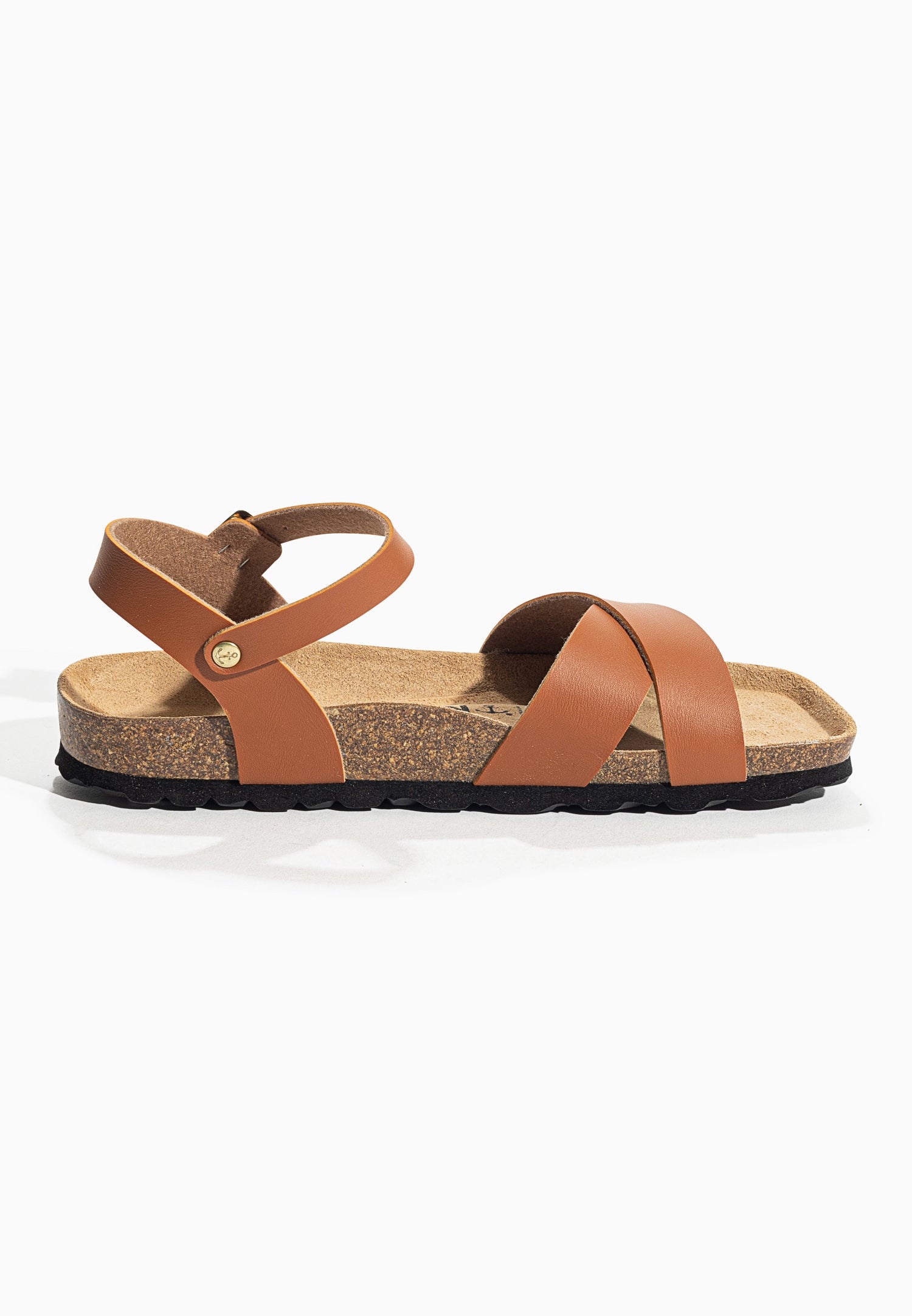 Vallado Camel Multi-Strap Sandals