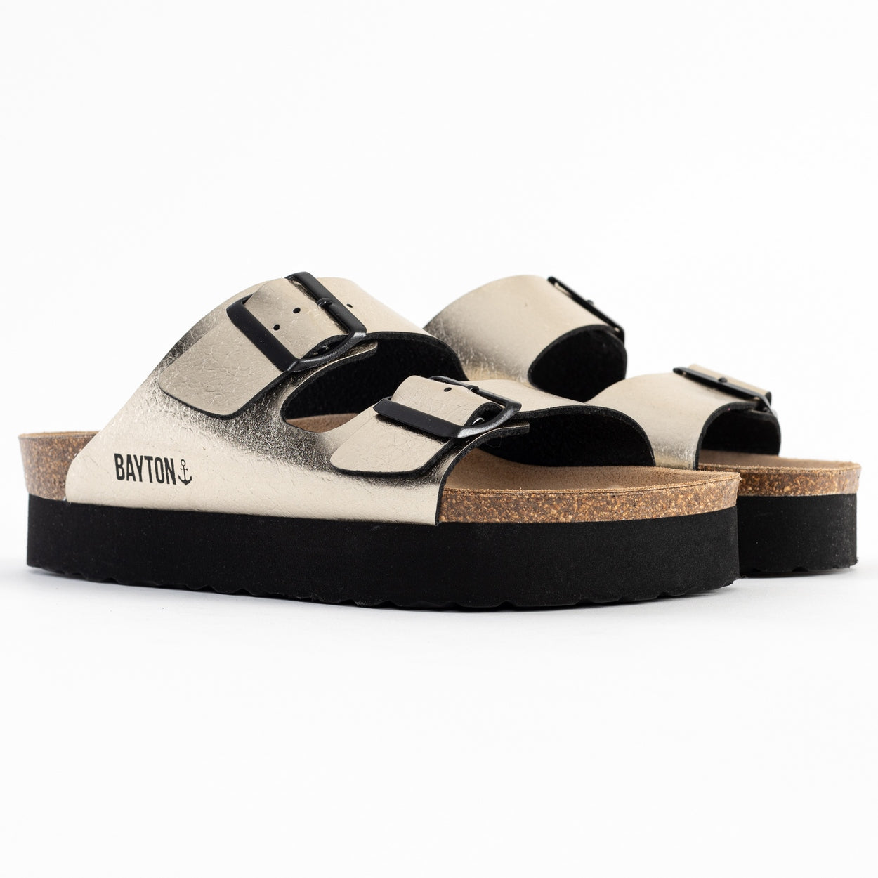 Japet Platinium Platform Sandals