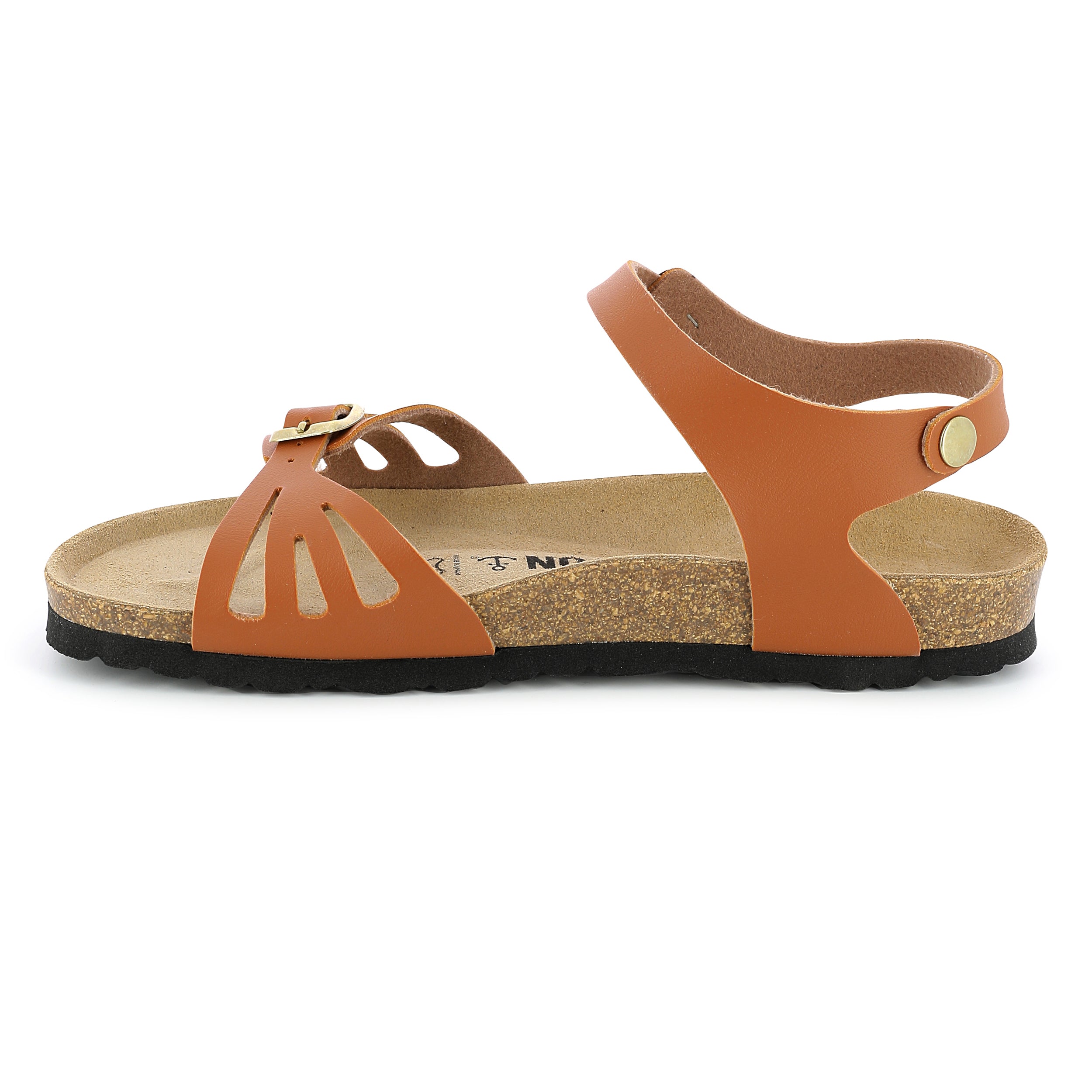 Eos Camel Multi-Strap Sandals