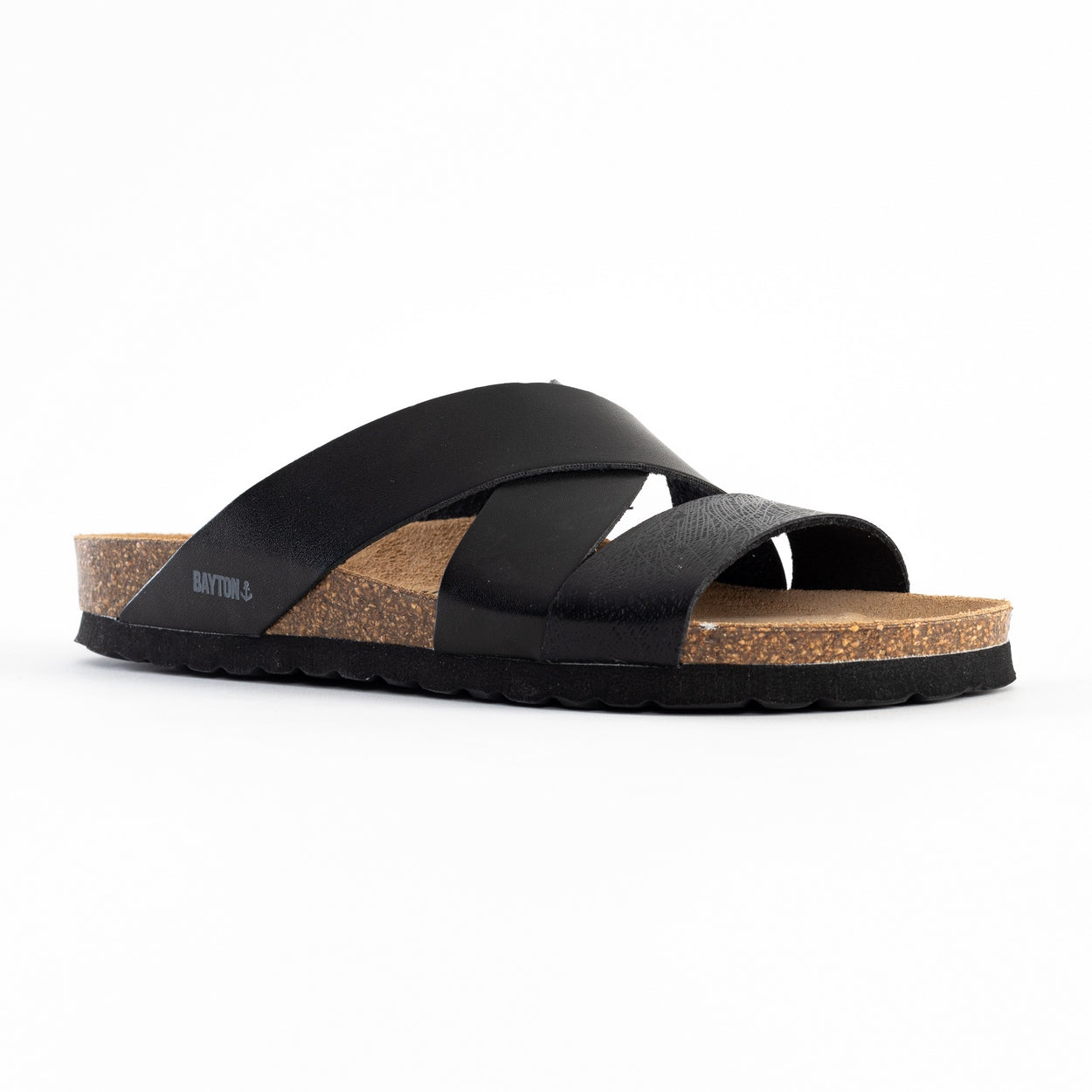 Seville Black Multi-Strap Sandals