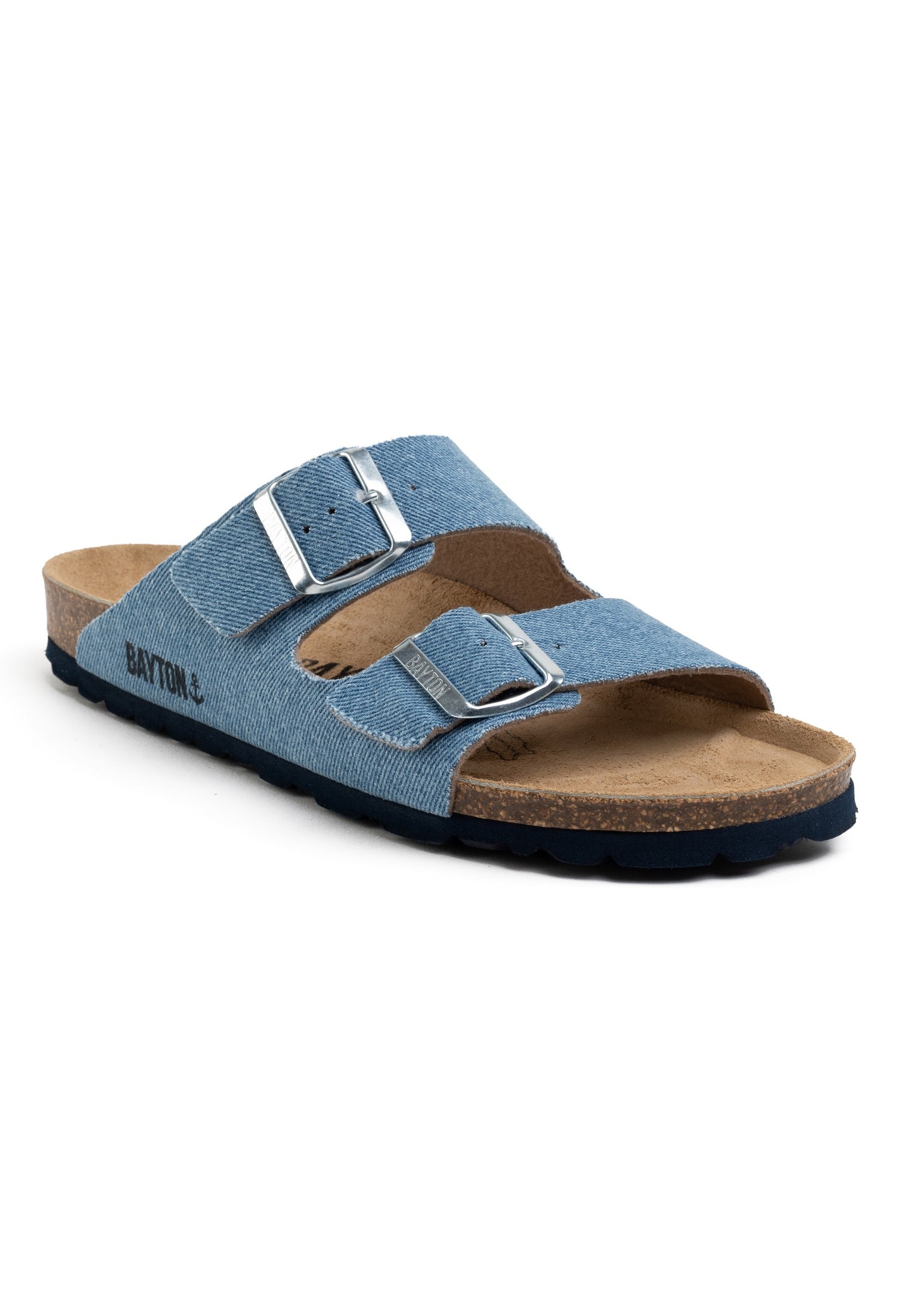 Sandalias Atlas 2 Tiras Denim Azul Claro