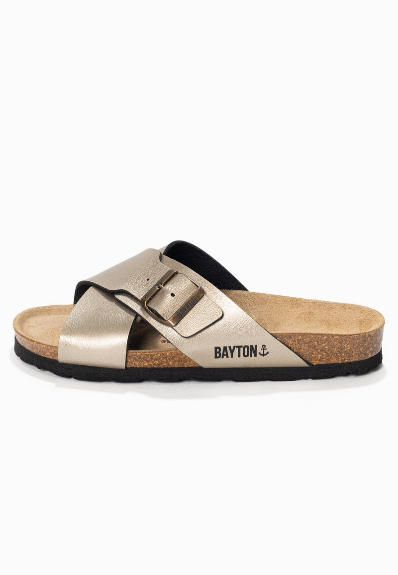 Era Mocha 2 Strap Sandals