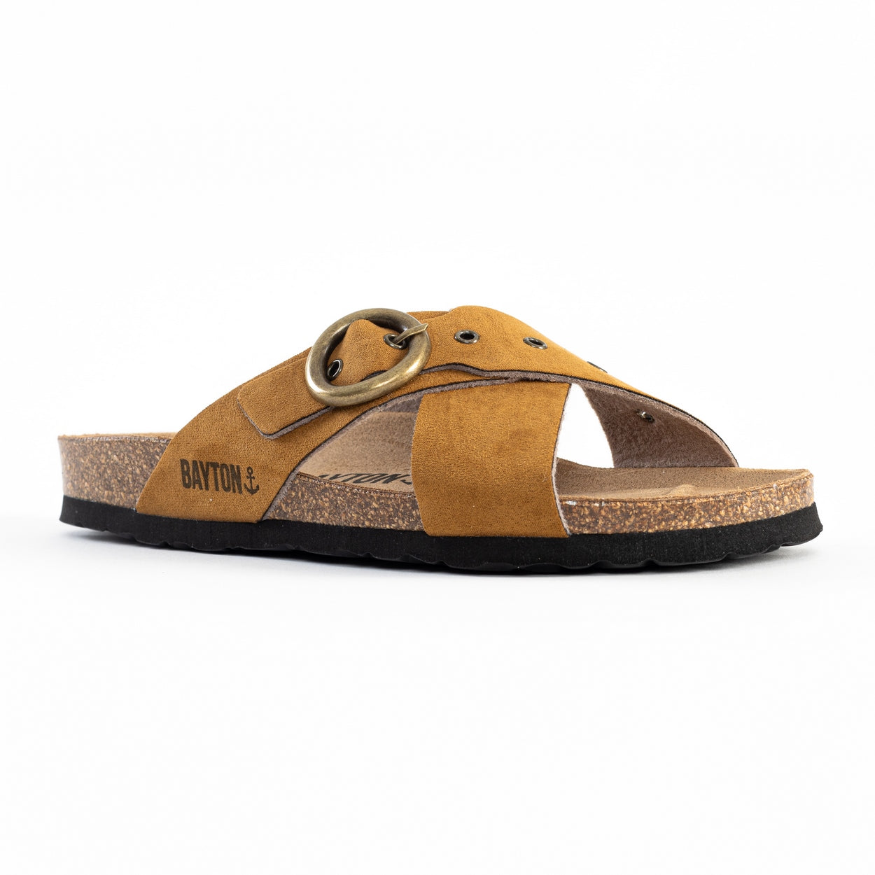 Dushan Tan 2 Strap Sandals