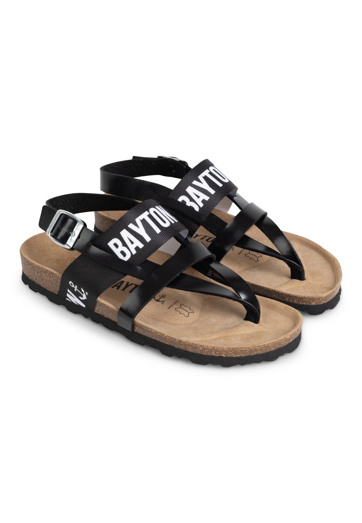 Black Sunset Multi-Strap Sandals