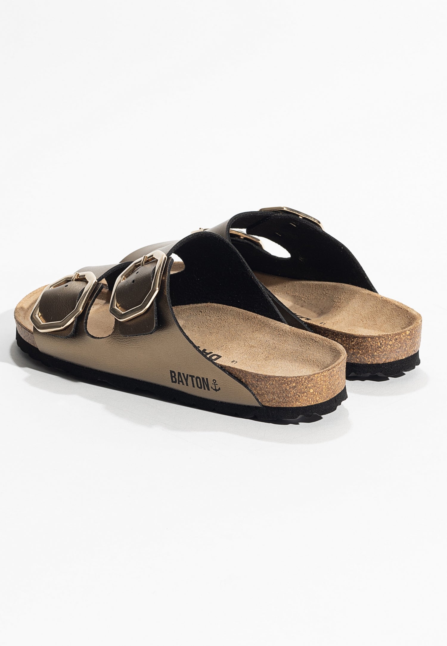 Atlas Bronze 2 Strap Sandals