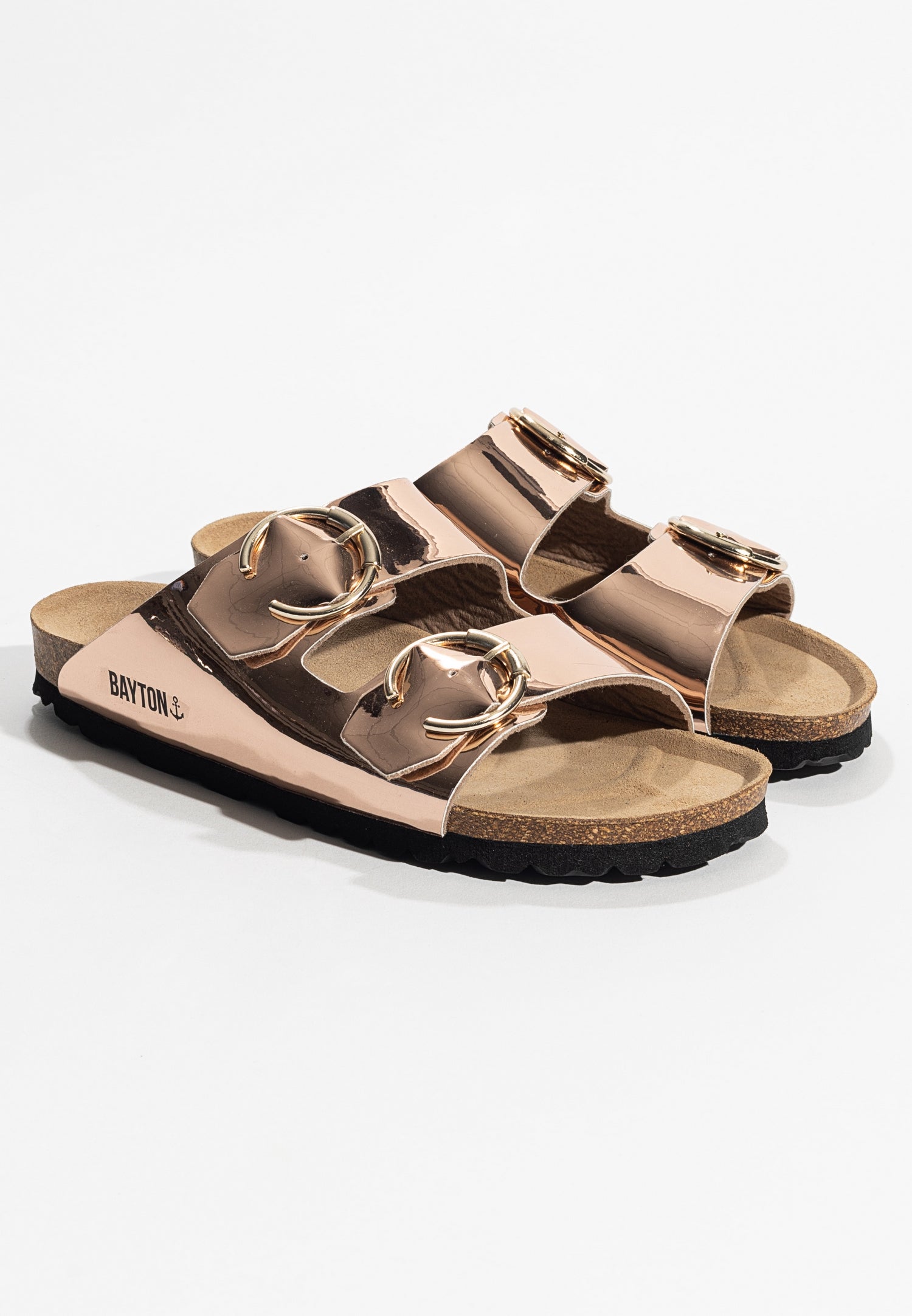 Sandales 2 Brides Atlas Rose gold