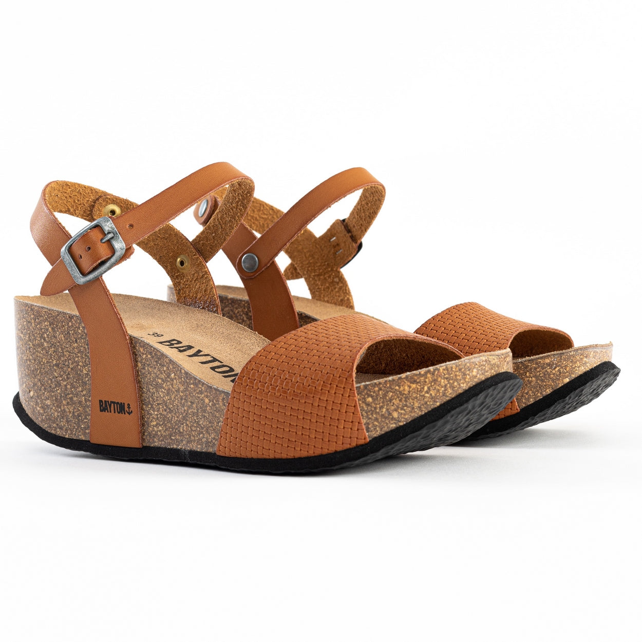 Maya Tan Wedge and Semi-Wedge Sandals