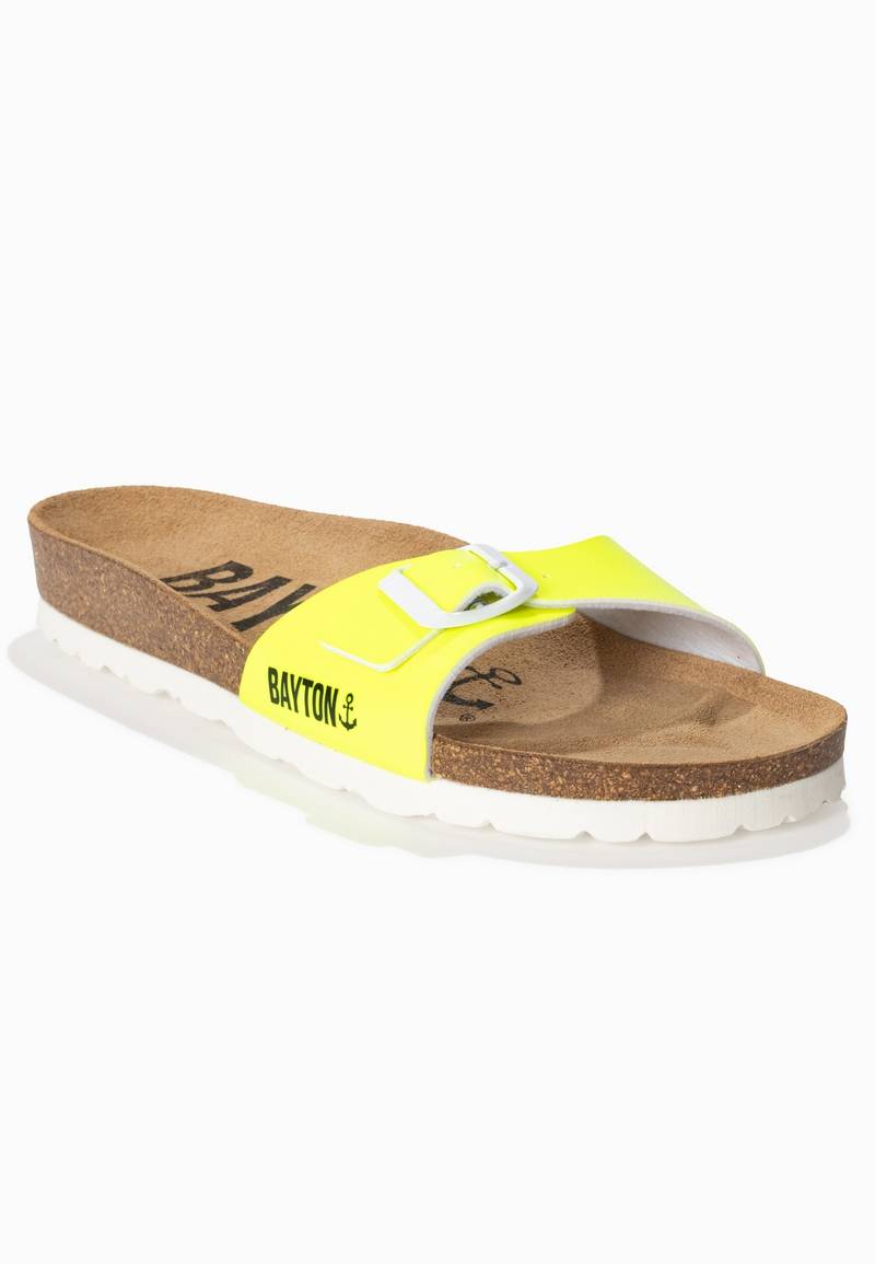 Zephyr 1 Strap Sandals Neon Yellow