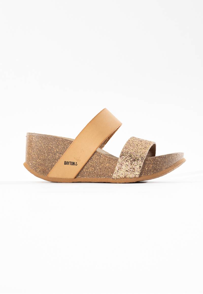 Philomene Camel Wedge and Semi-Wedge Sandals