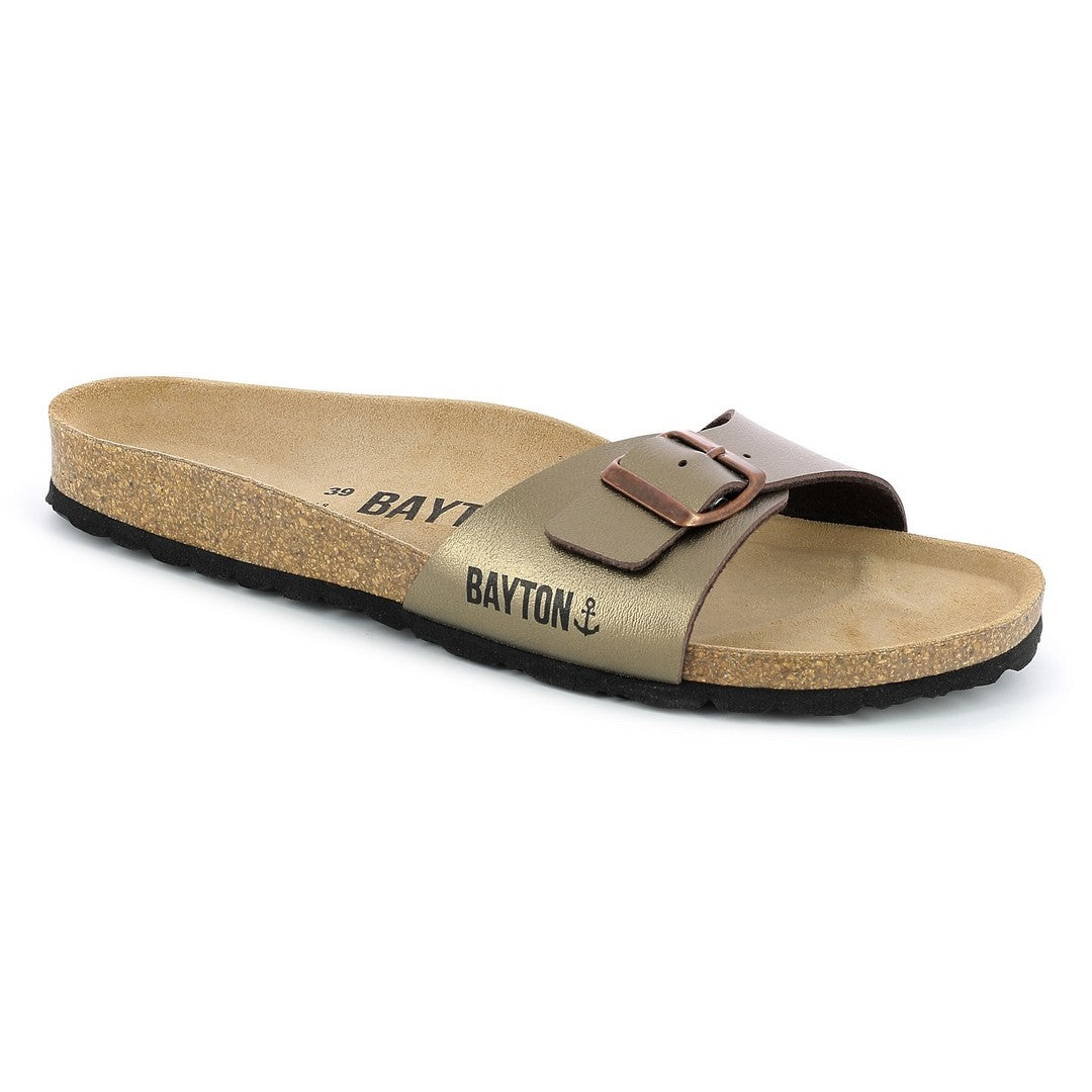 Zephyr Bronze 1 Strap Sandals