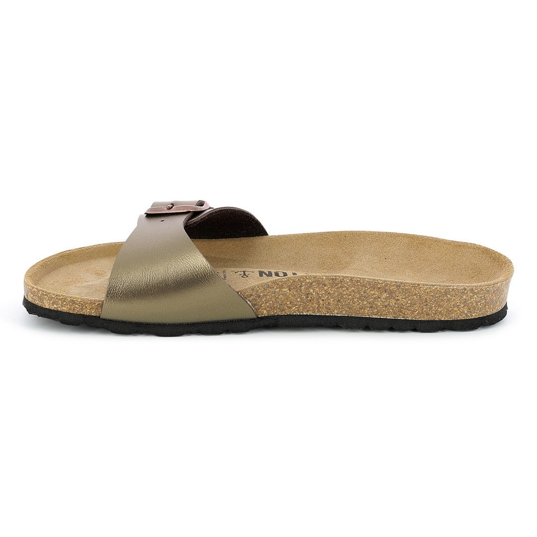 Zephyr Bronze 1 Strap Sandals