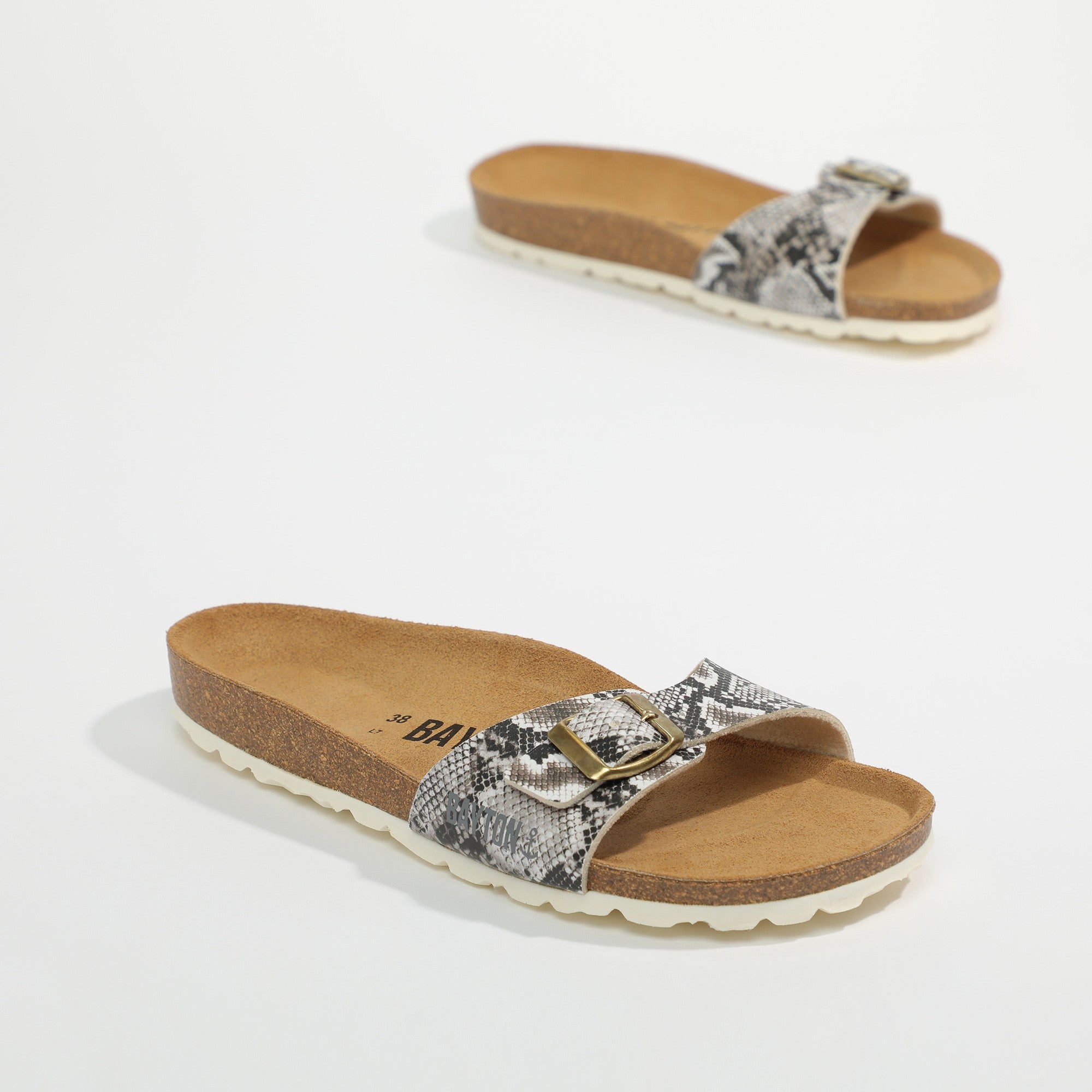 Zephyr Brown 1 Strap Sandals