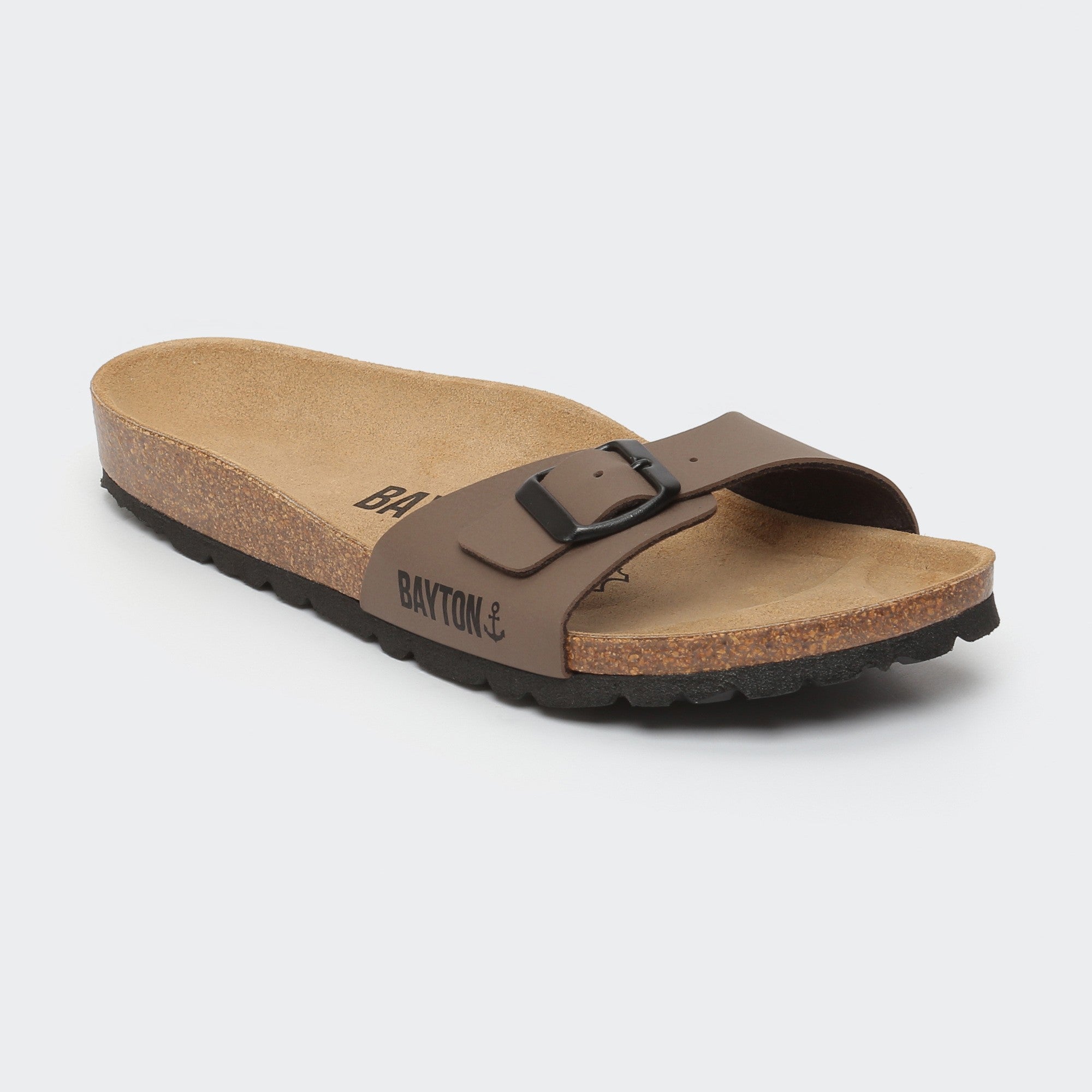 Zephyr Brown 1 Strap Sandals