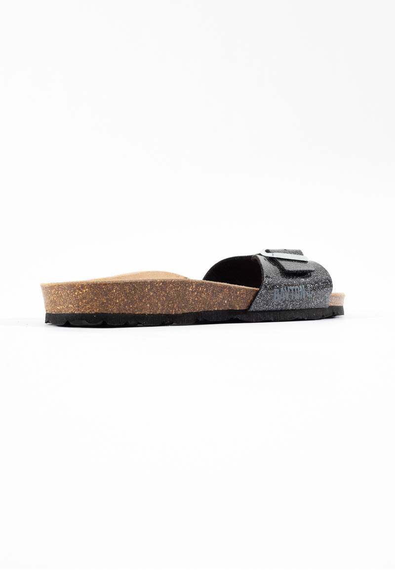 Zephyr Black 1 Strap Sandals