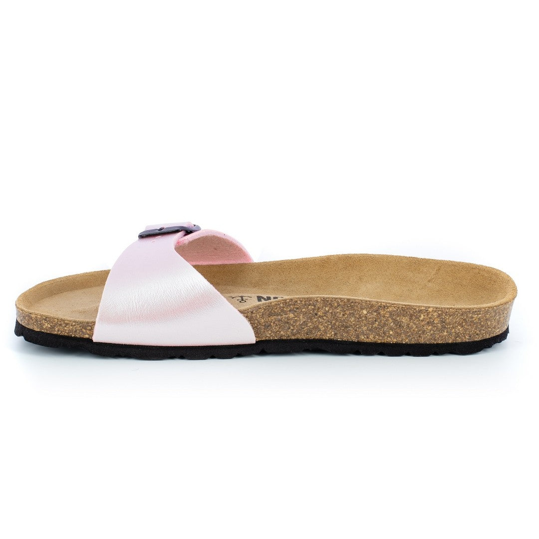 Zephyr Light Pink 1 Strap Sandals