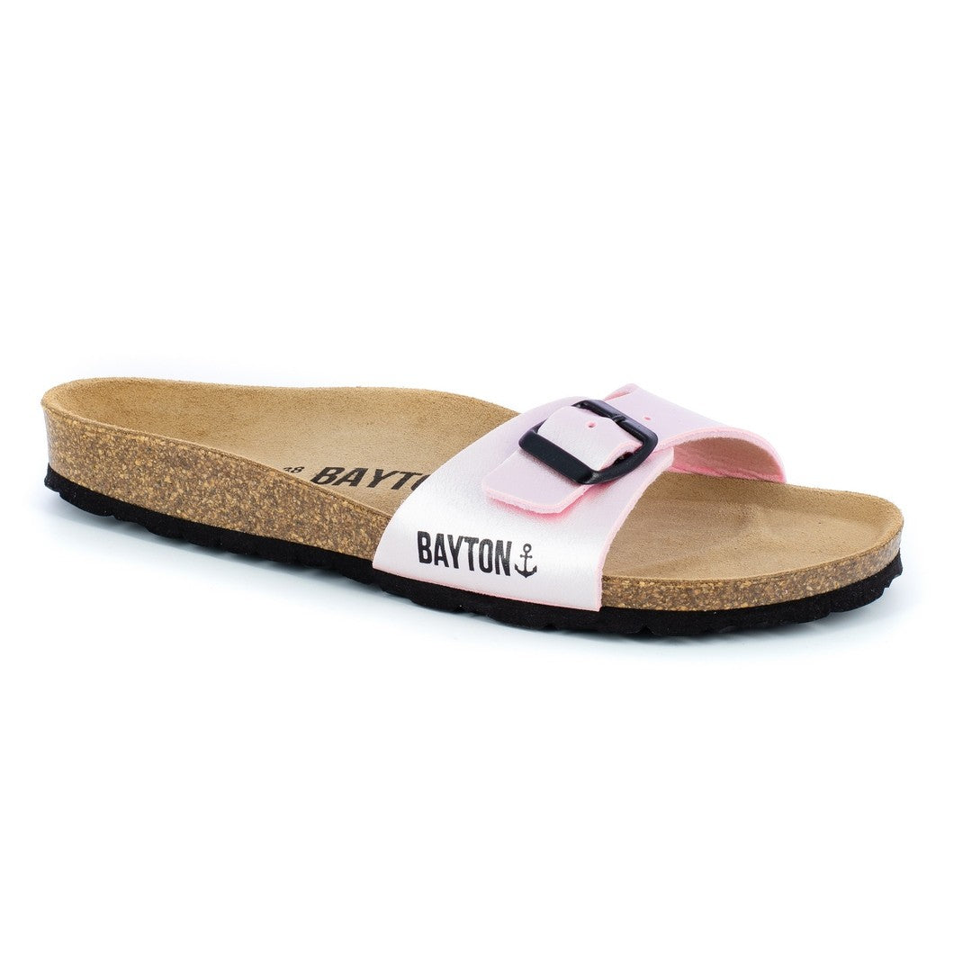 Zephyr Light Pink 1 Strap Sandals