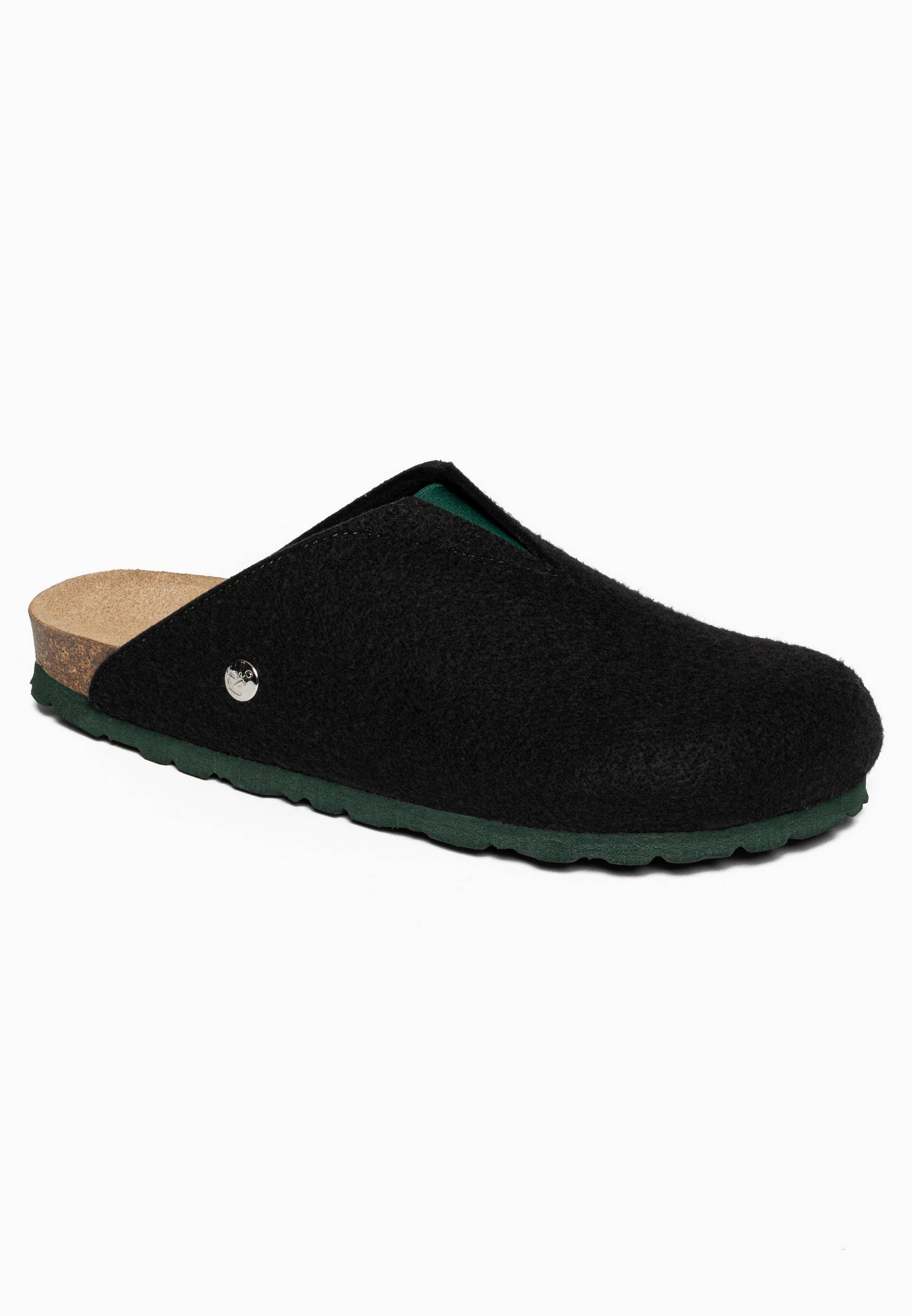 Black/Green Fuji Clogs