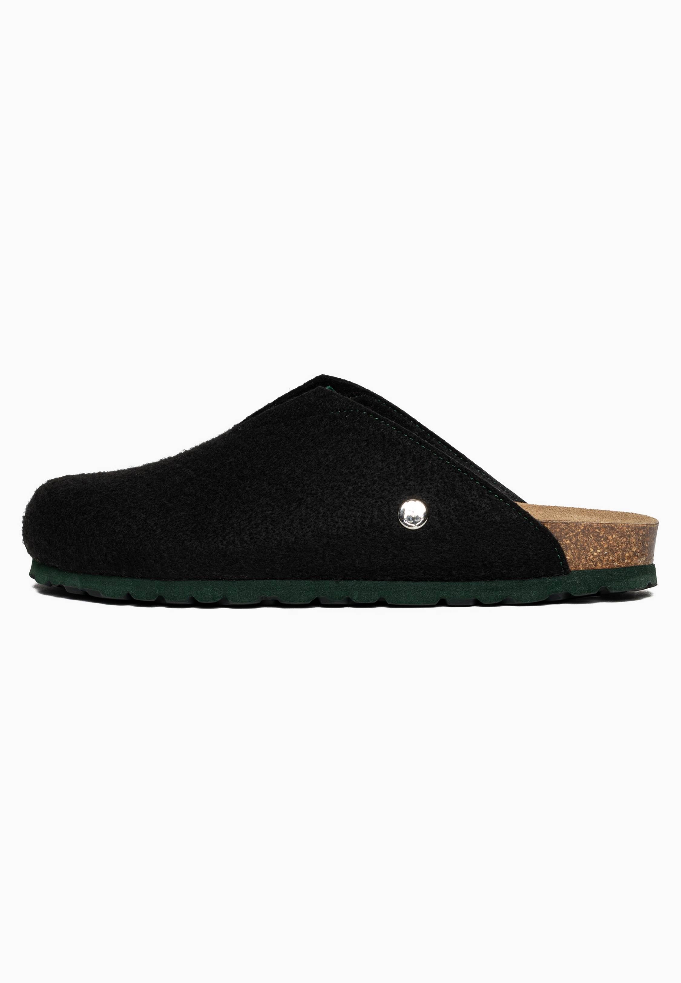 Black/Green Fuji Clogs