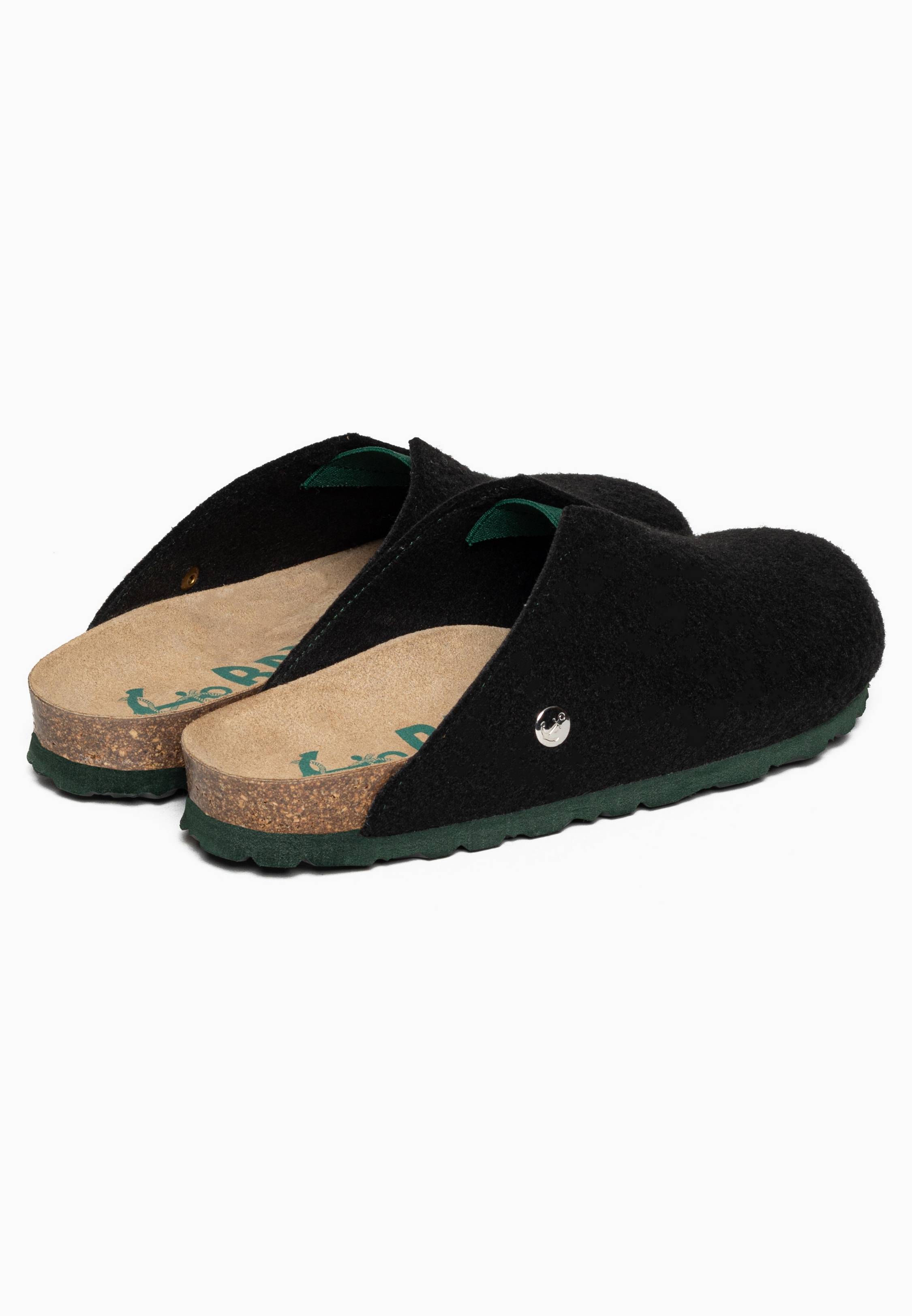 Black/Green Fuji Clogs