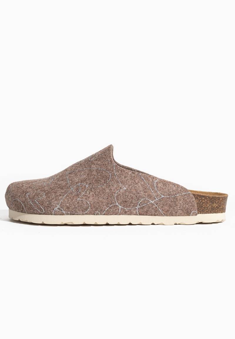 Malo Taupe Clogs