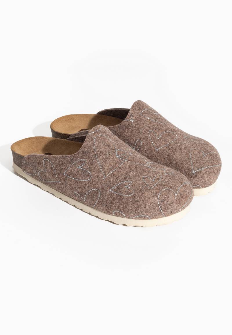 Malo Taupe Clogs