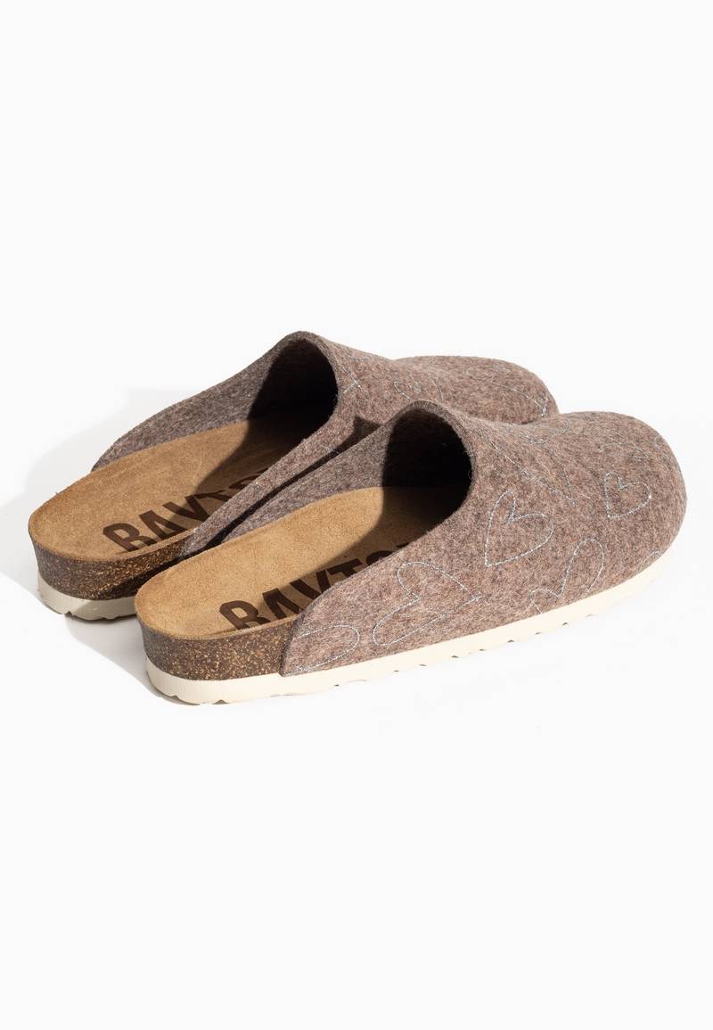 Malo Taupe Clogs