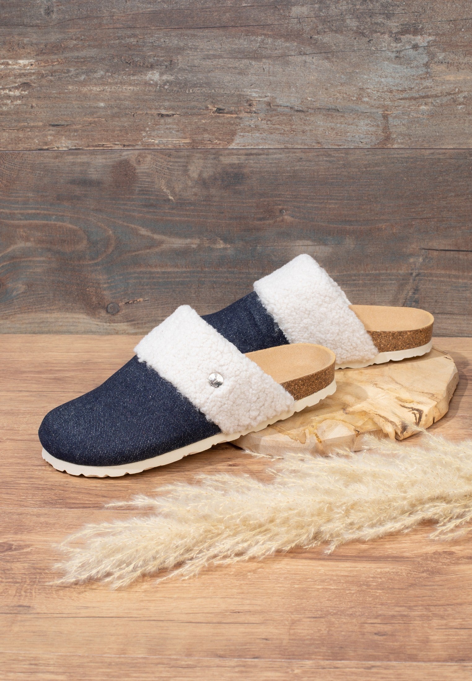 Meribel Clogs Zuecos bayton denim