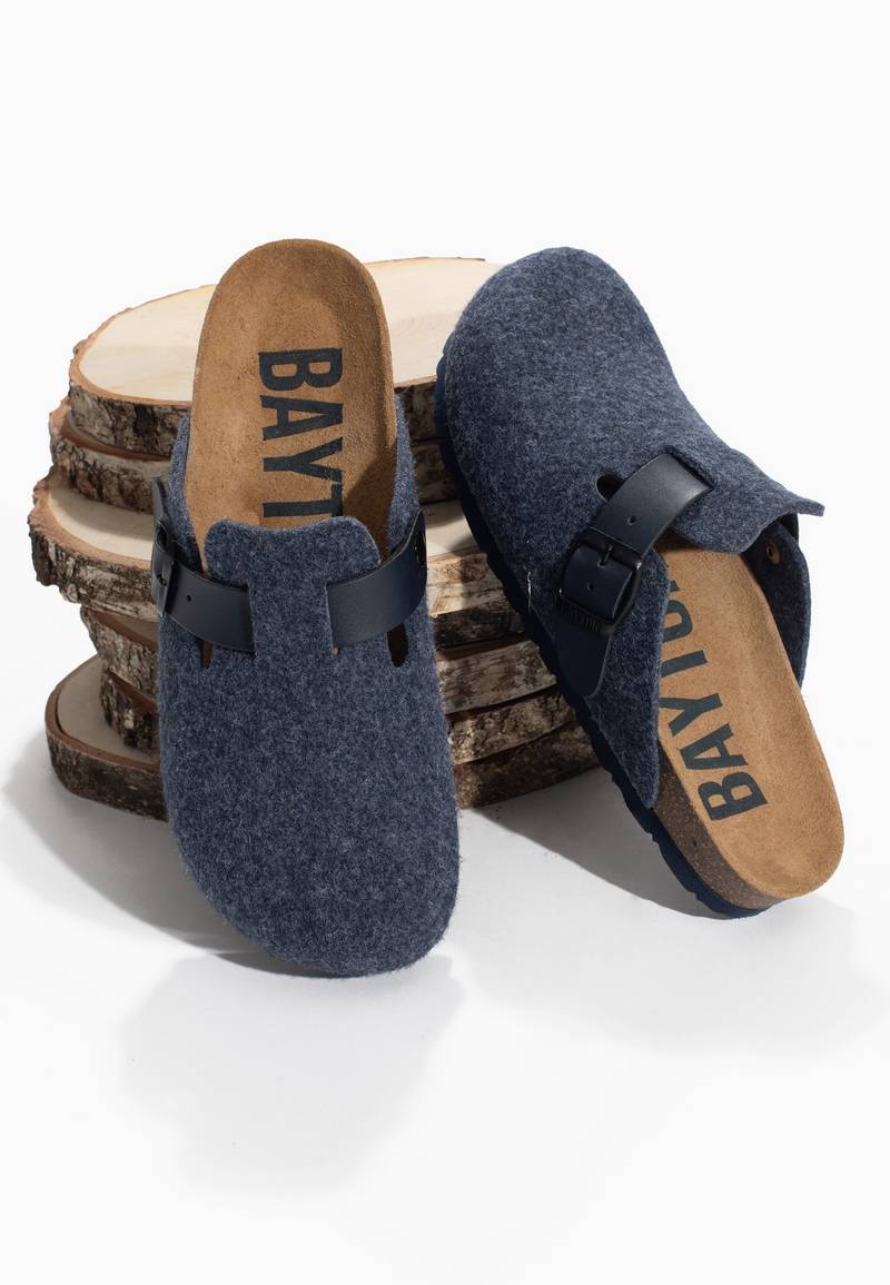 Moke Clogs Navy blue