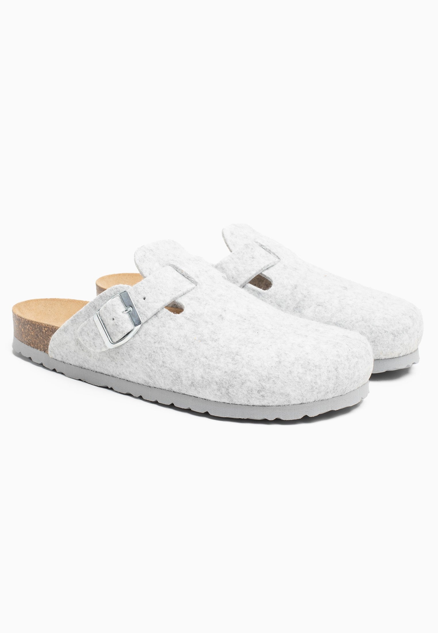 Moke Light Grey Clogs