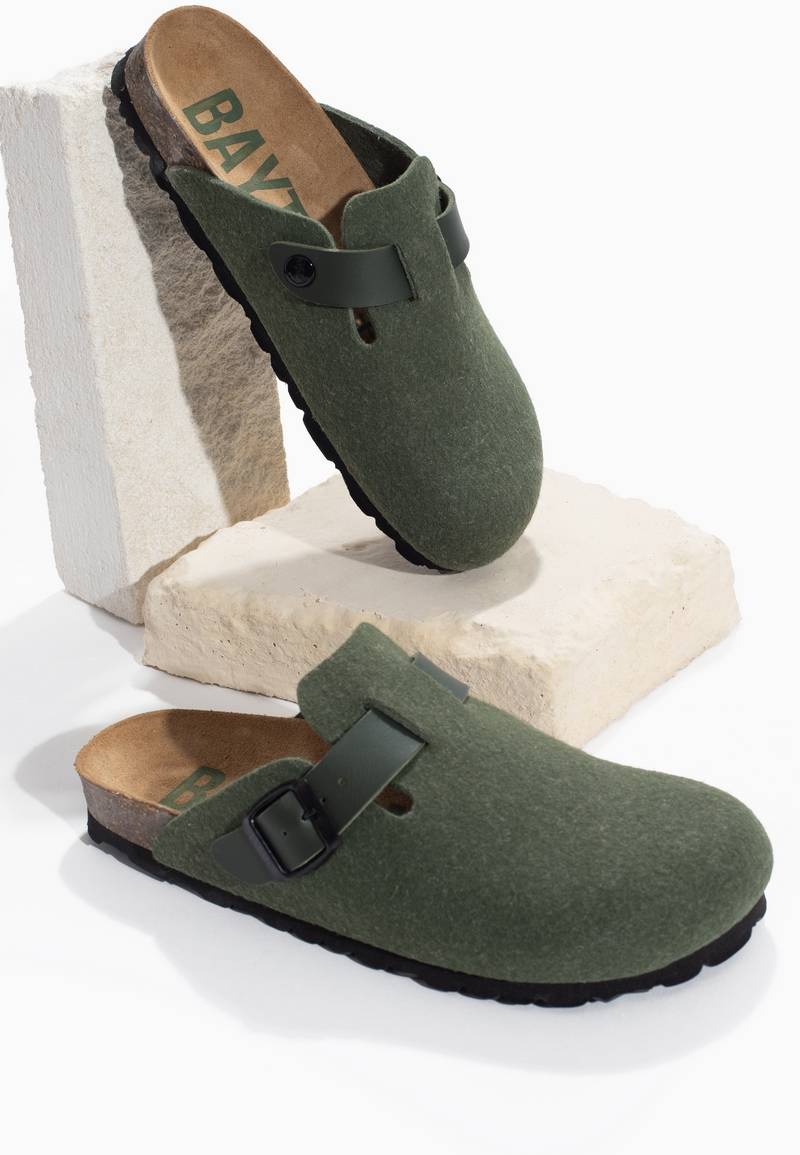 Moke Khaki Clogs