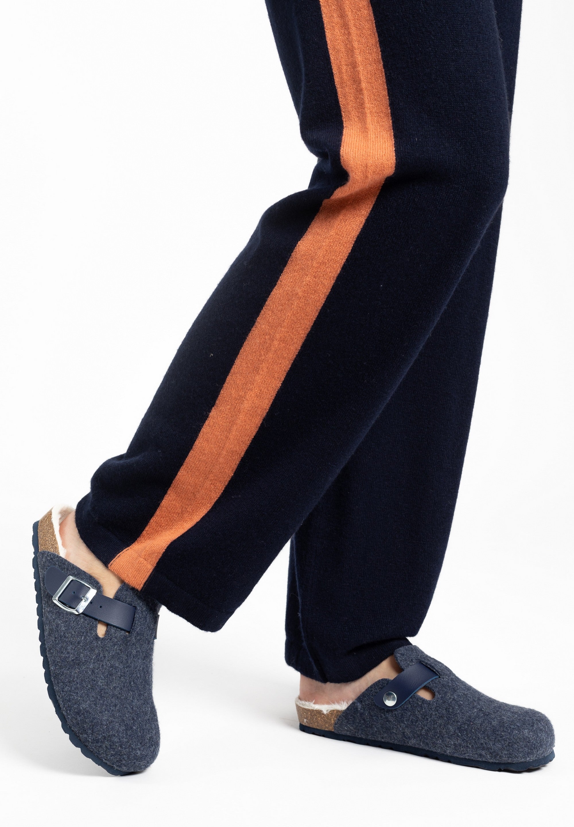 Moke Navy Blue Clogs