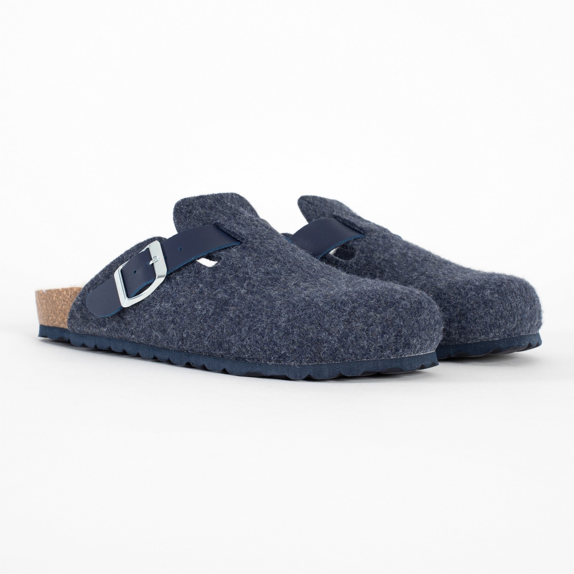 Moke Navy Blue Clogs