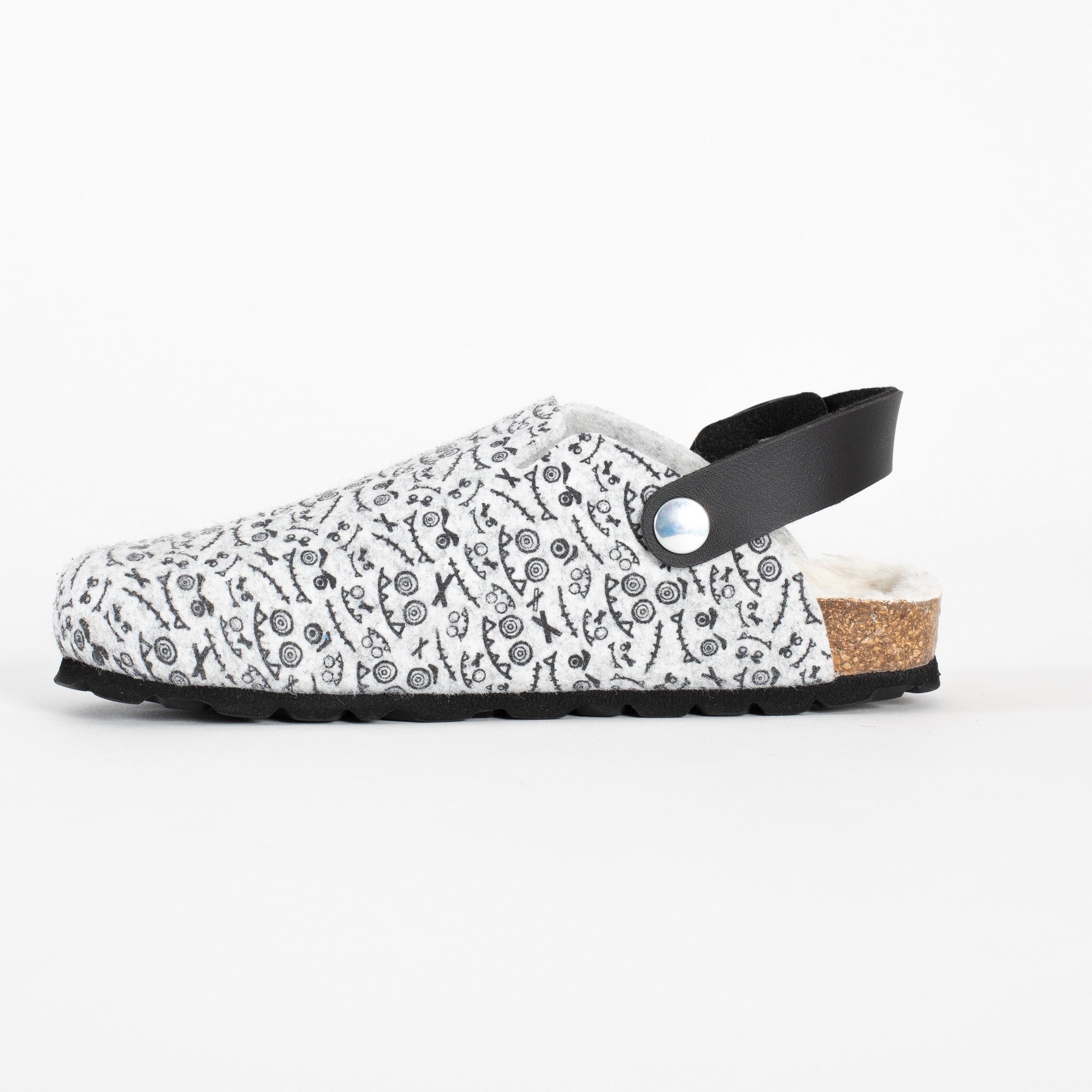 Noma Black and Grey Clogs