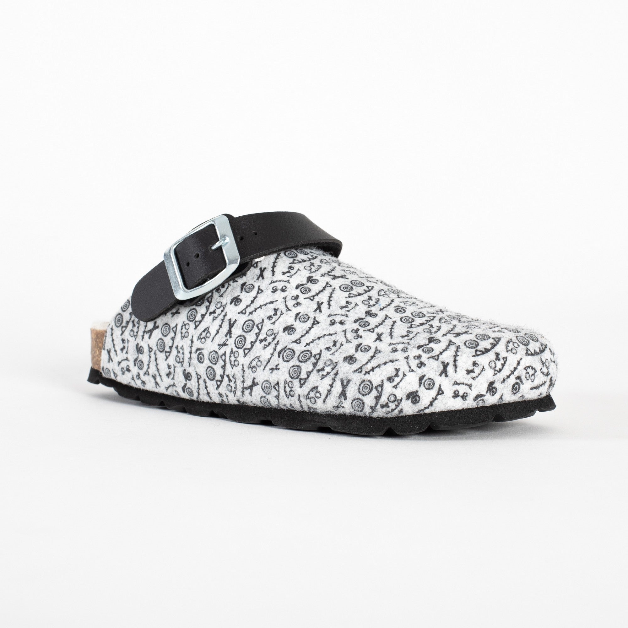 Noma Black and Grey Clogs