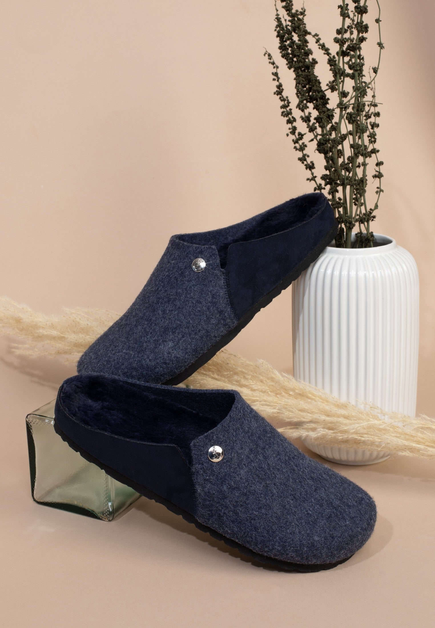 Sochi Navy Blue Clogs