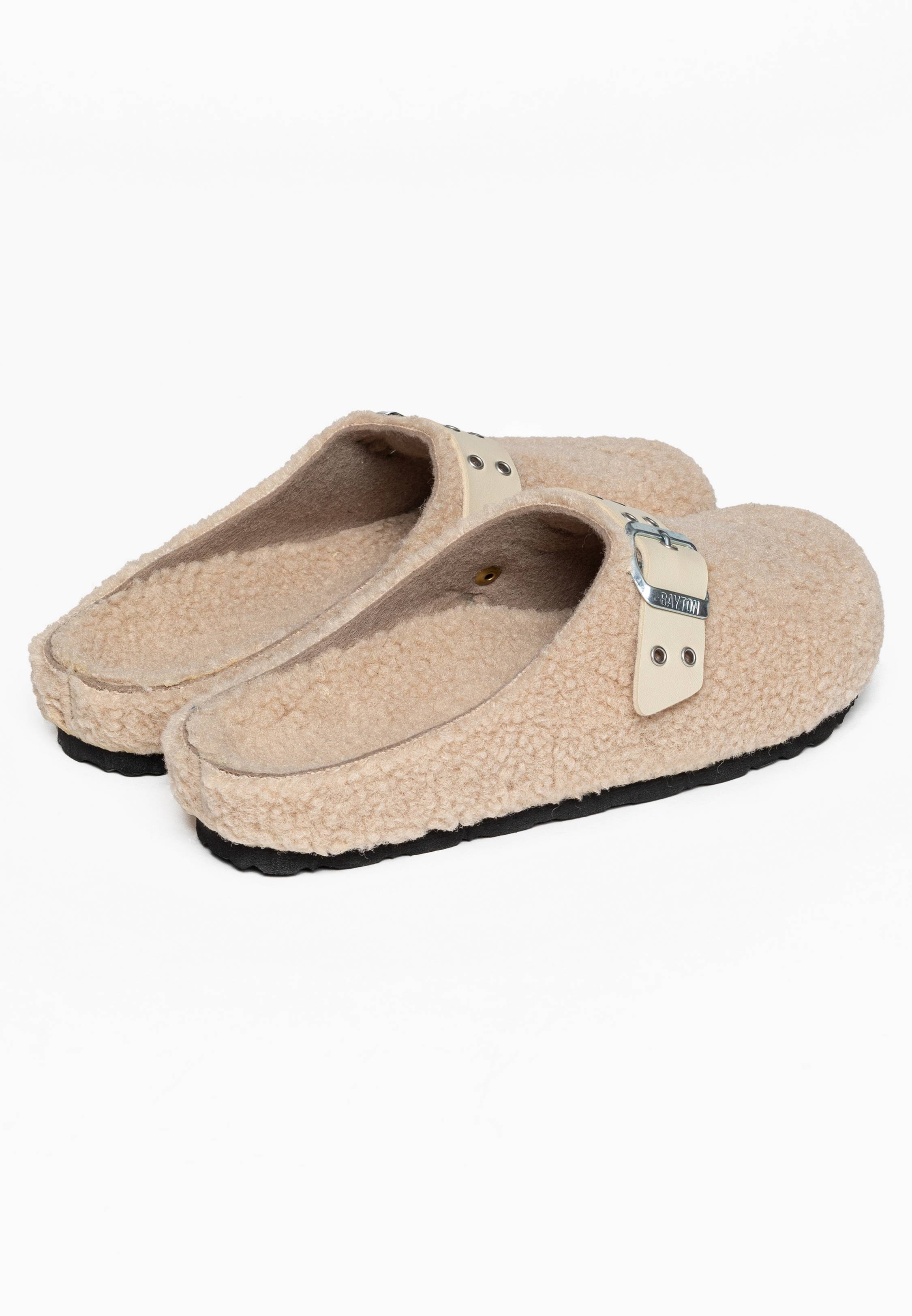 Volga Beige Clogs