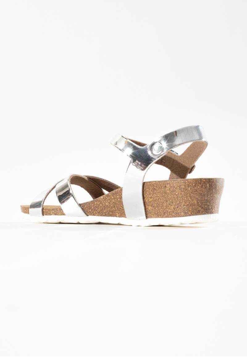 Canberra Silver Wedge and Semi-Wedge Sandals