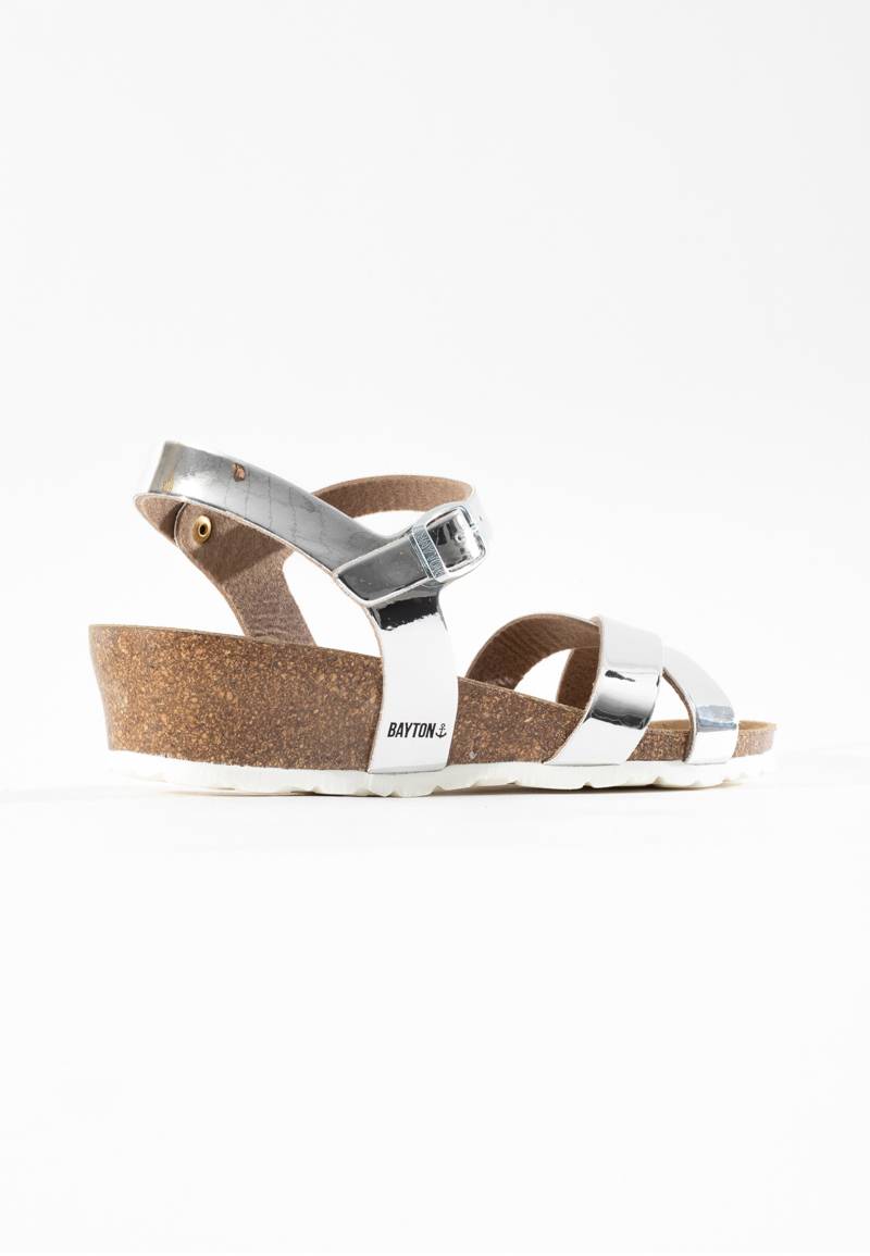 Canberra Silver Wedge and Semi-Wedge Sandals