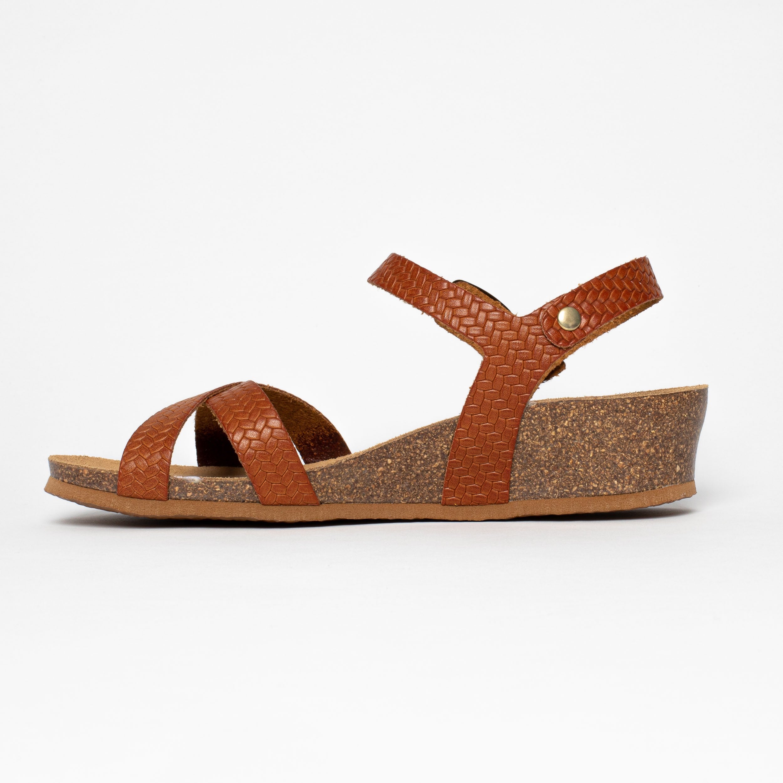 Canberra Camel Wedge and Semi-Wedge Sandals