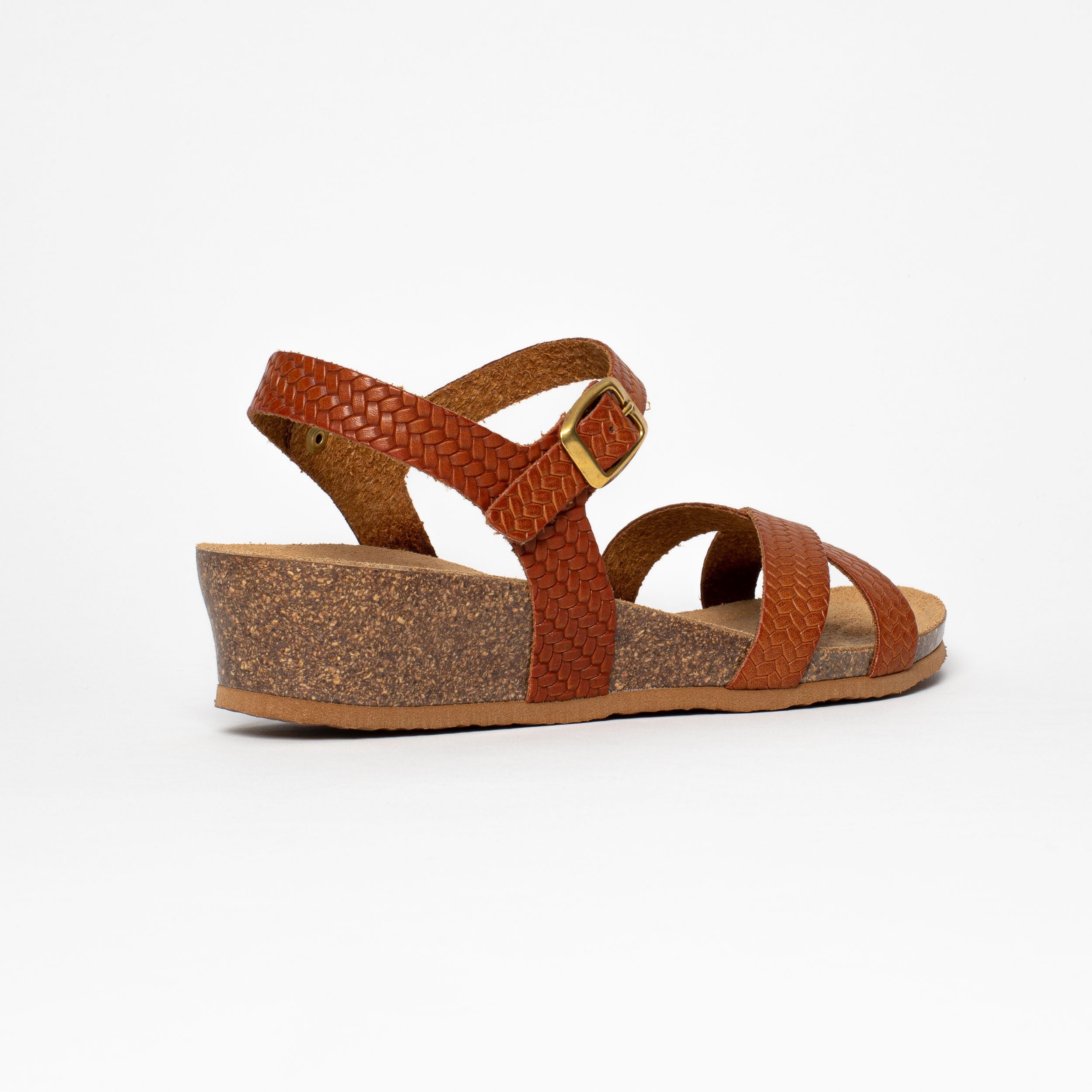 Canberra Camel Wedge and Semi-Wedge Sandals