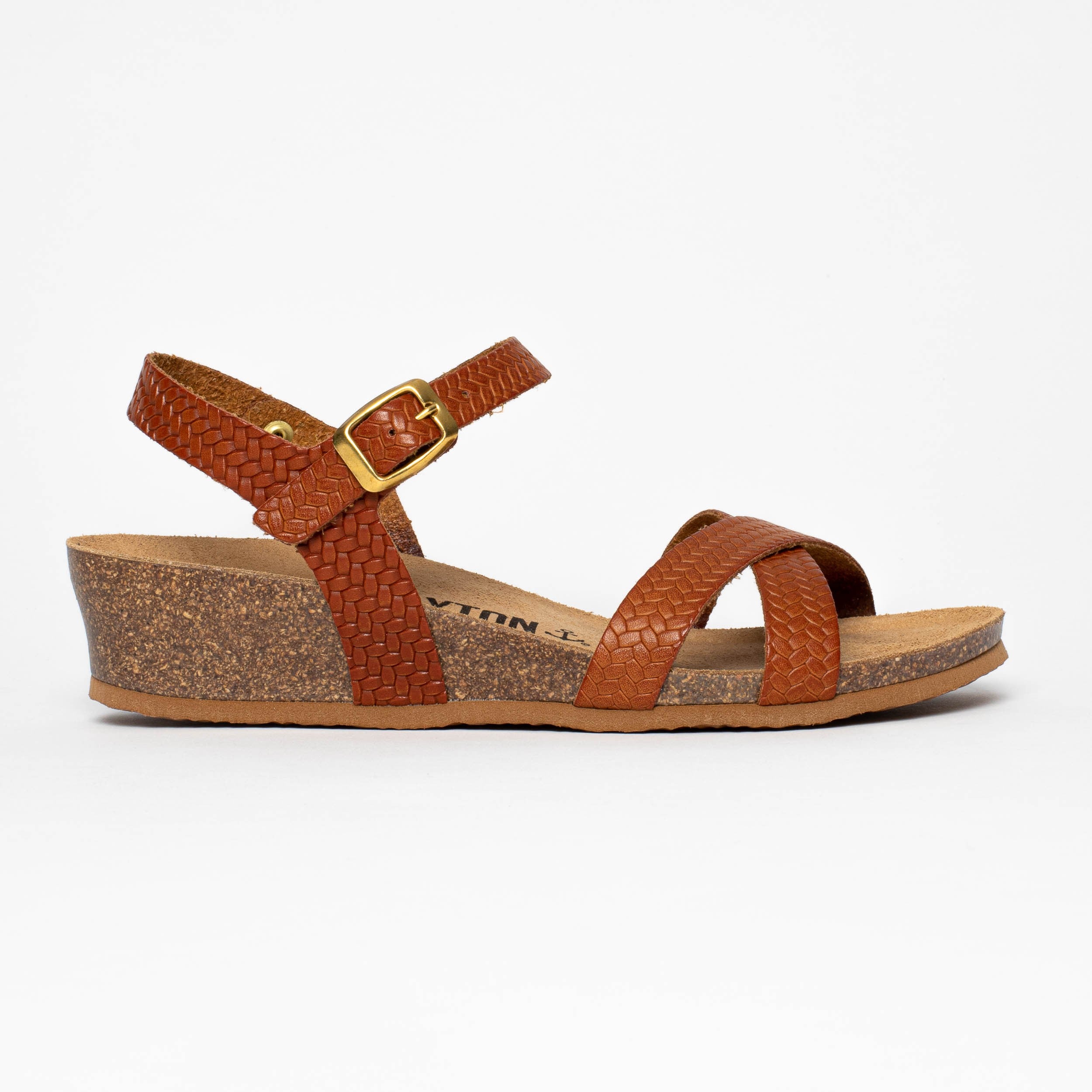 Canberra Camel Wedge and Semi-Wedge Sandals