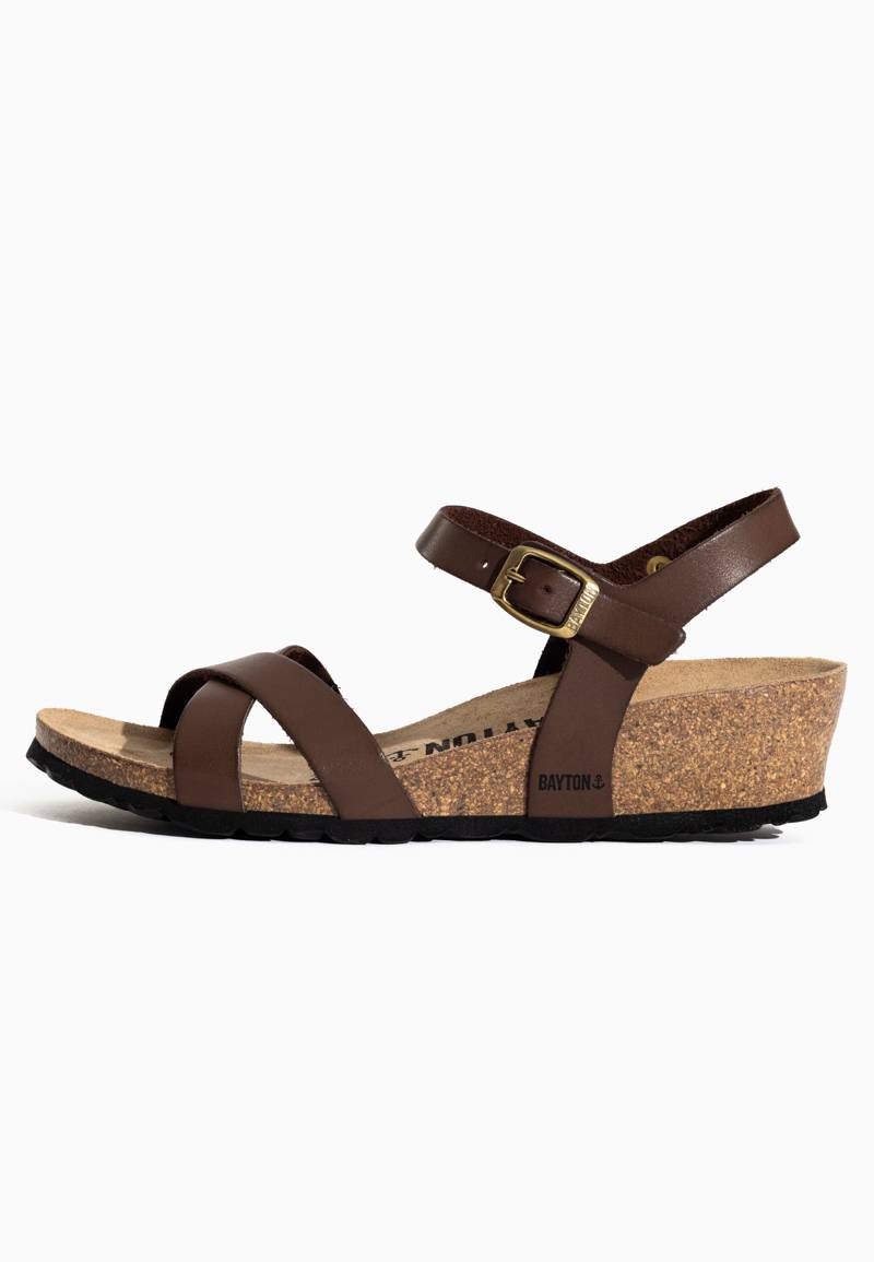 Canberra Brown Wedge and Semi-Wedge Sandals