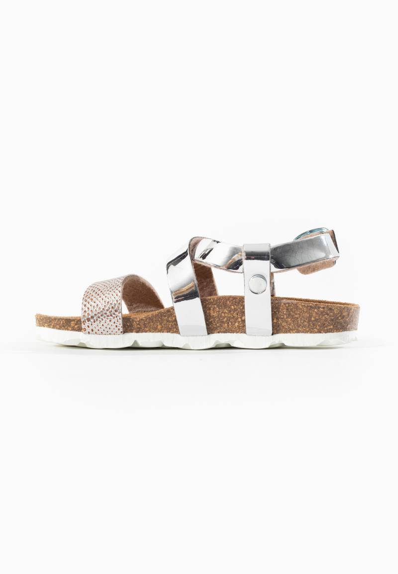 Enyo Silver Multi-Strap Sandals