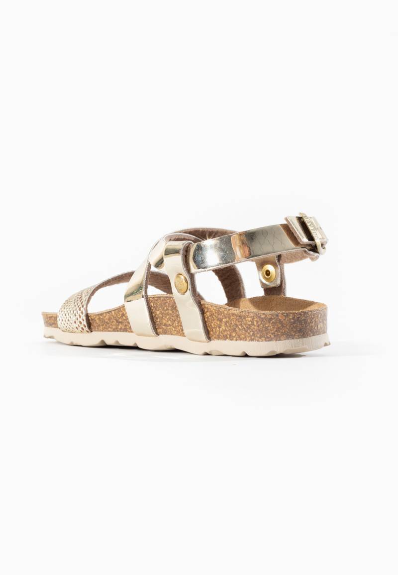 Enyo Platinum Multi-Strap Sandals