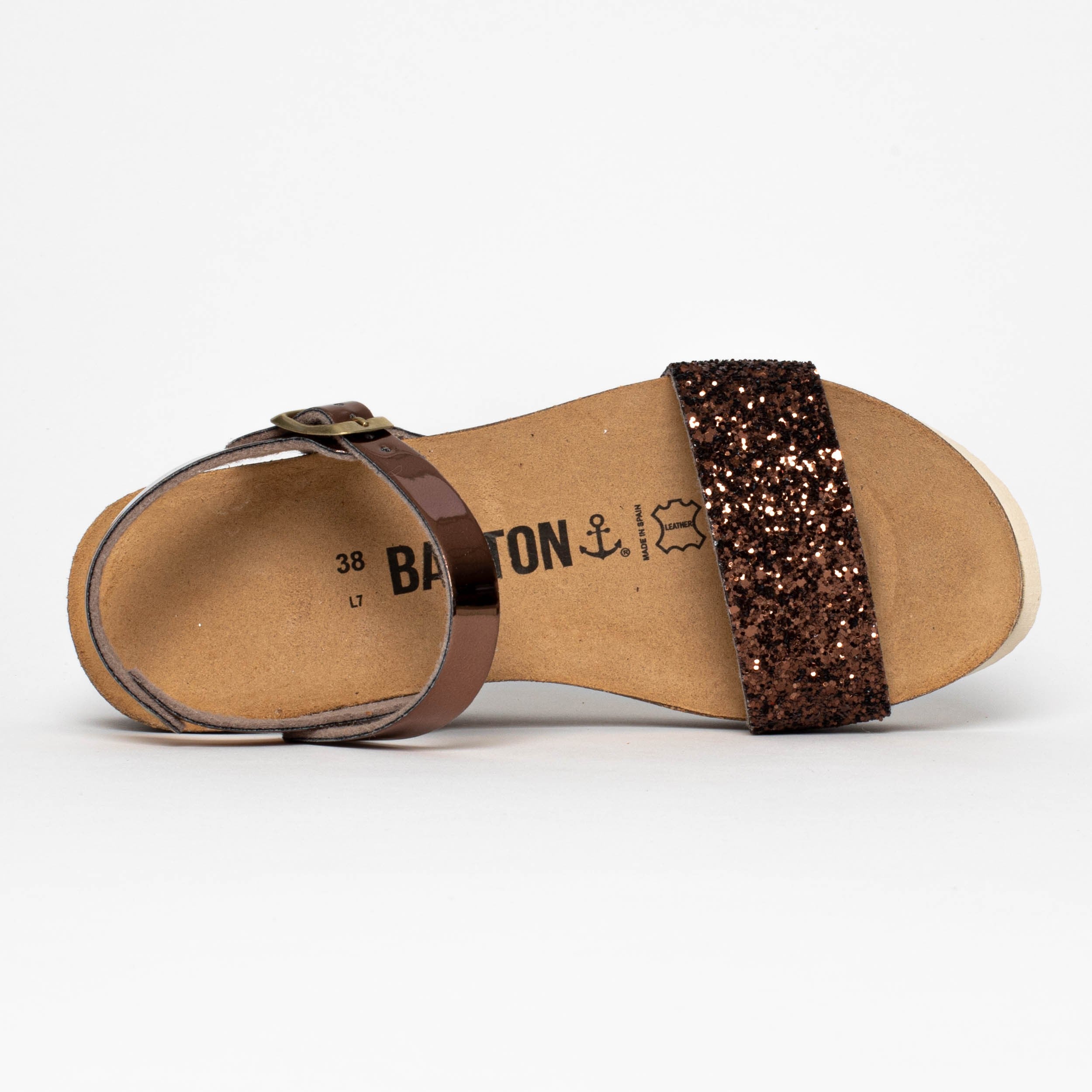 Hyas Bronze Wedge and Semi-Wedge Sandals