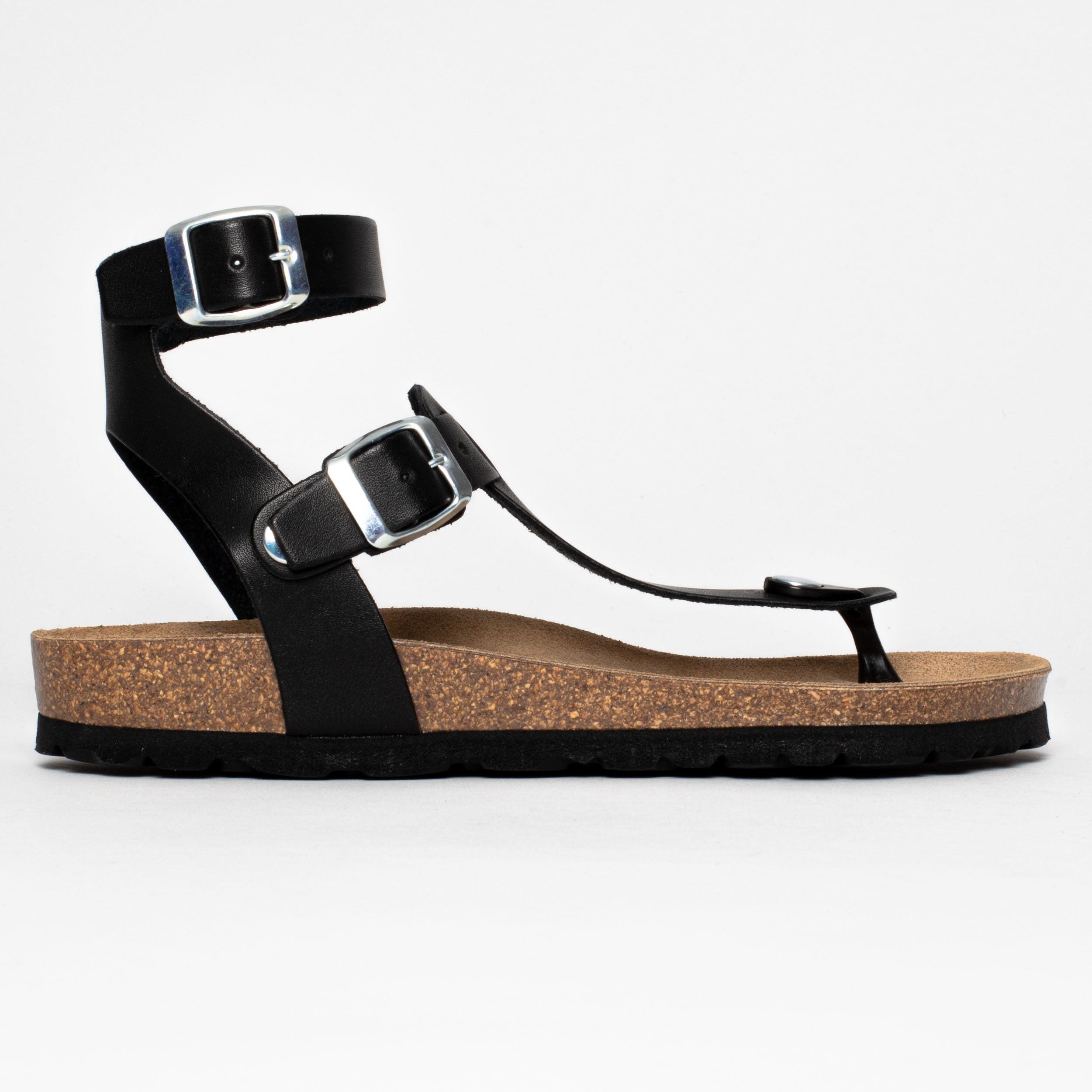 Kwinana Black Toe Post Sandals