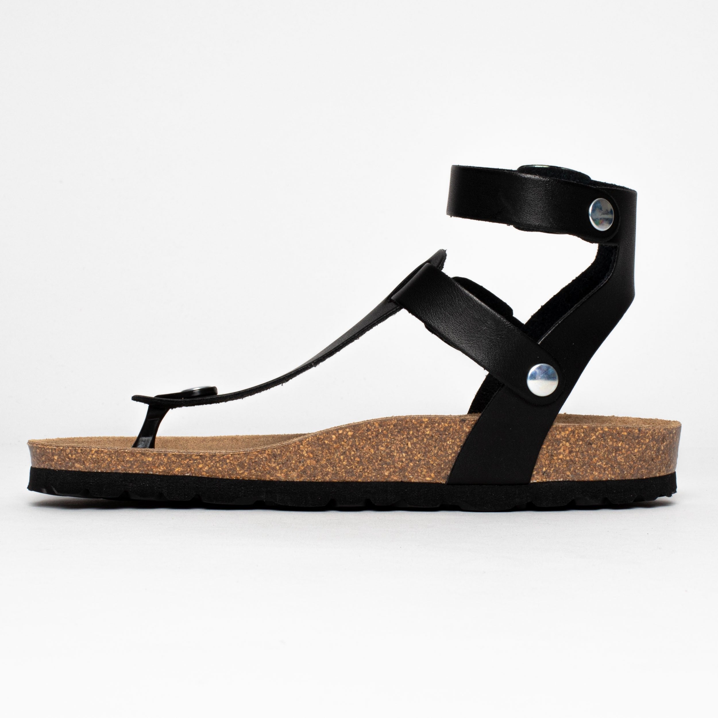 Kwinana Black Toe Post Sandals