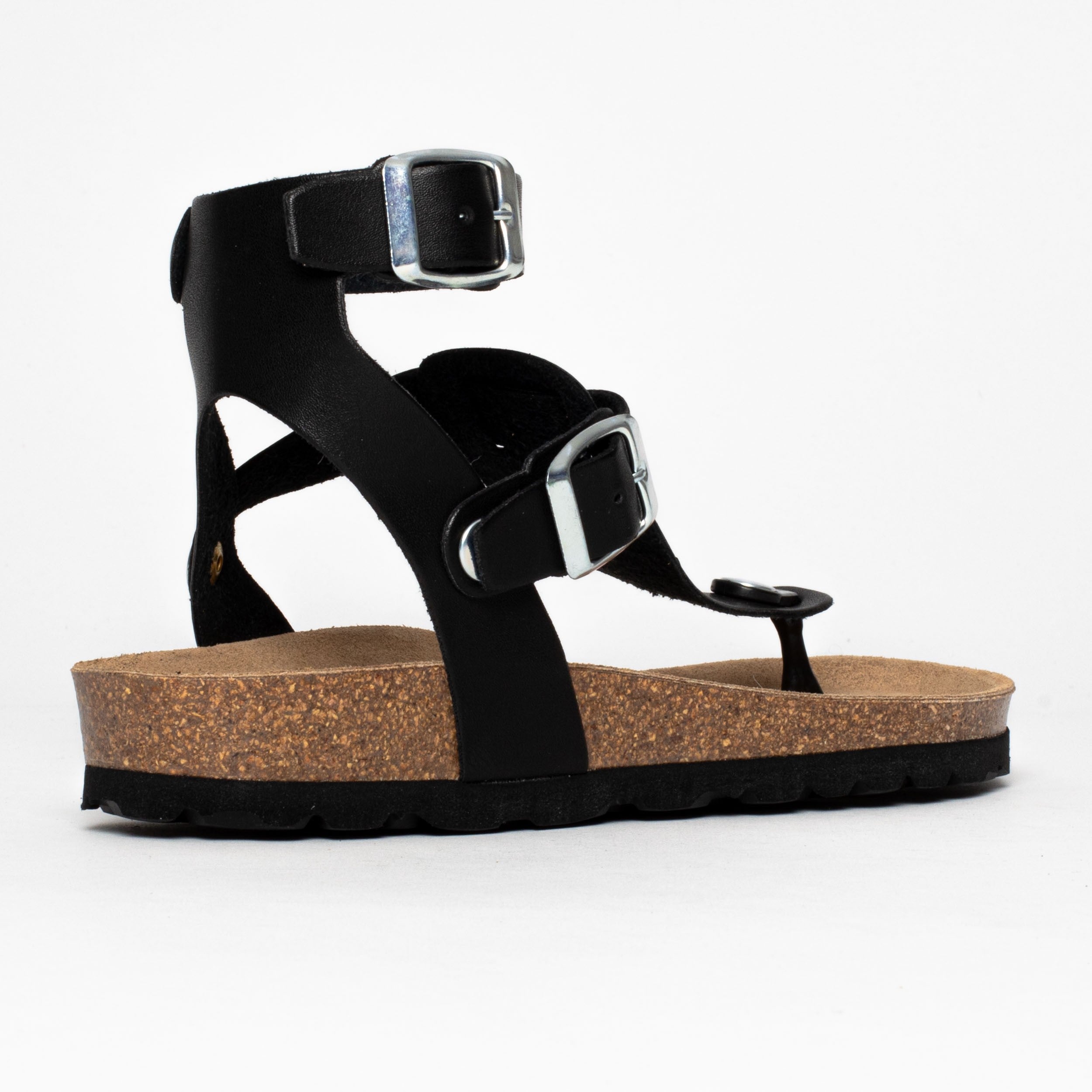 Kwinana Black Toe Post Sandals